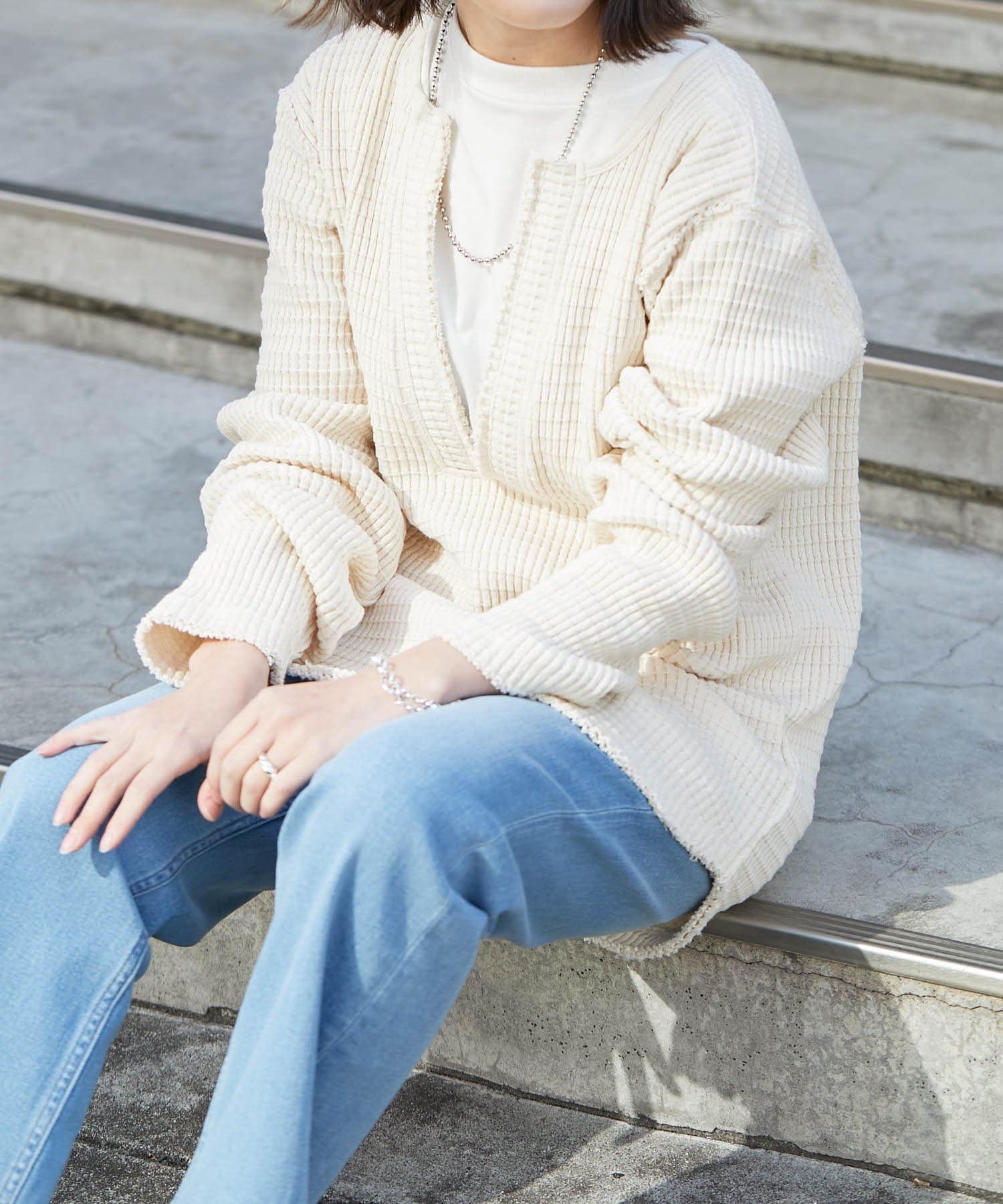CIAOPANIC TYPY】鬼ワッフルダメージ深Vカット | OUTLET
