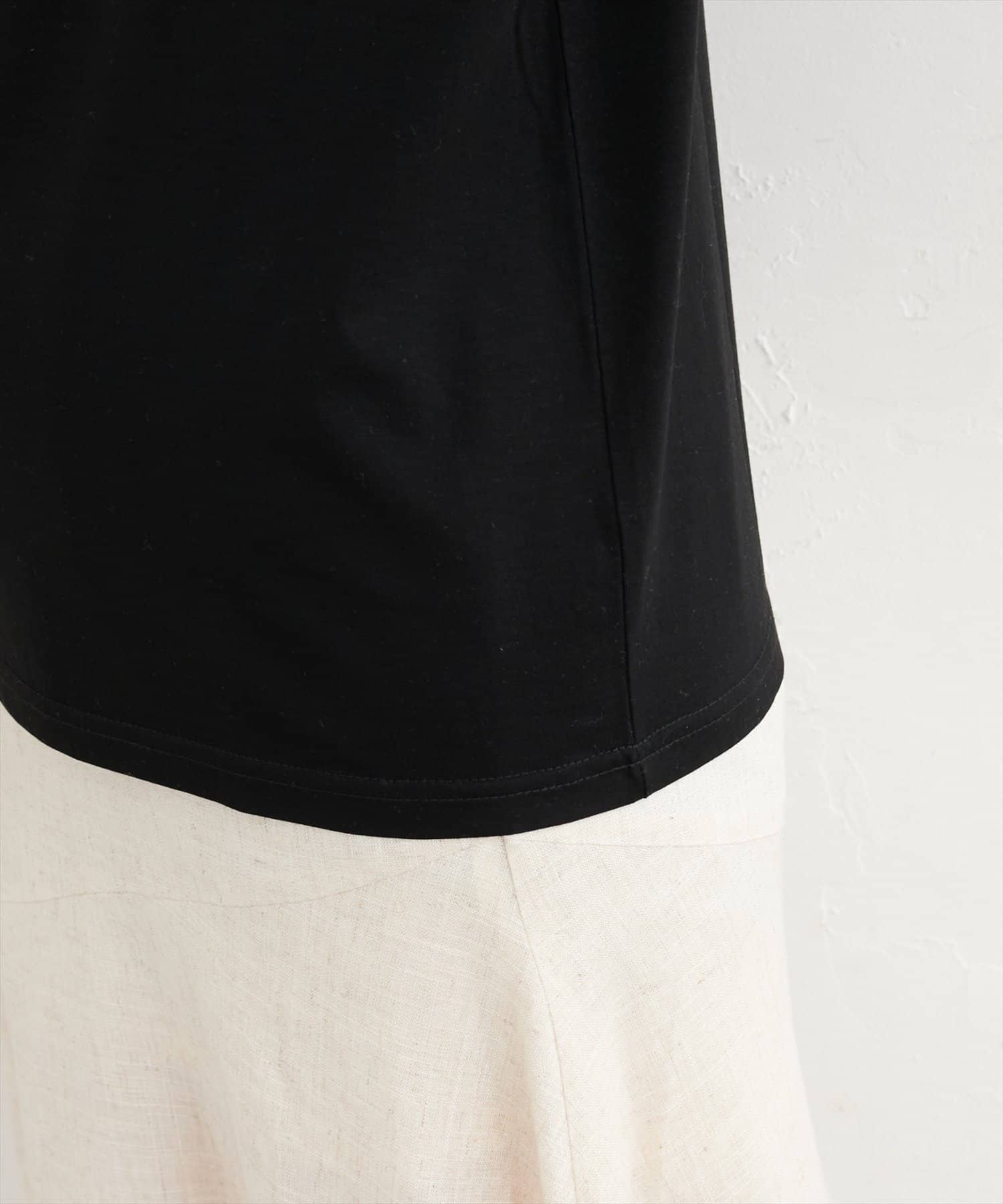 natural couture(ナチュラルクチュール) タックスリーブTシャツ