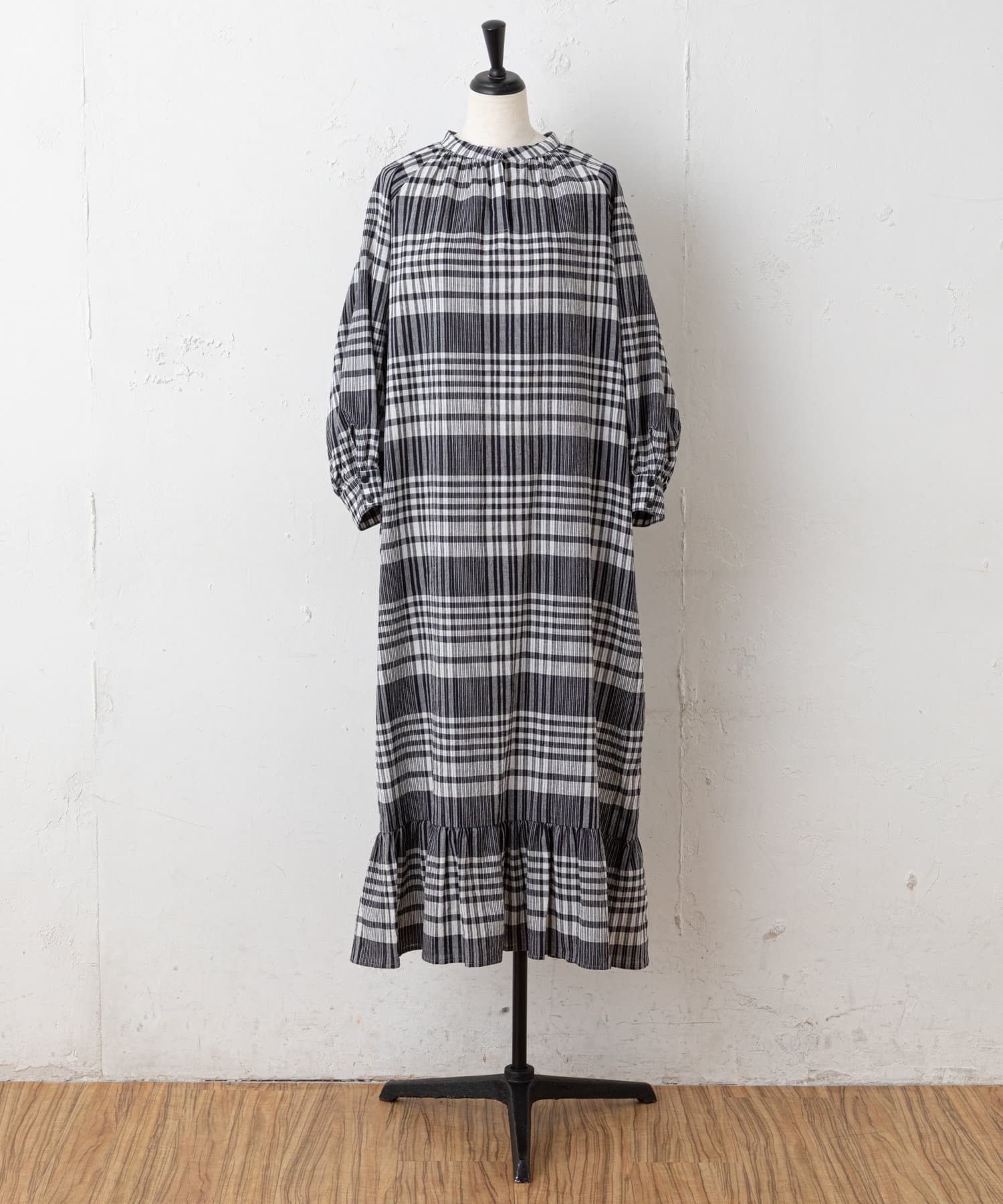 綿麻チェックワンピース Beardsley ビアズリー レディース Pal Closet パルクローゼット パルグループ公式ファッション通販サイト