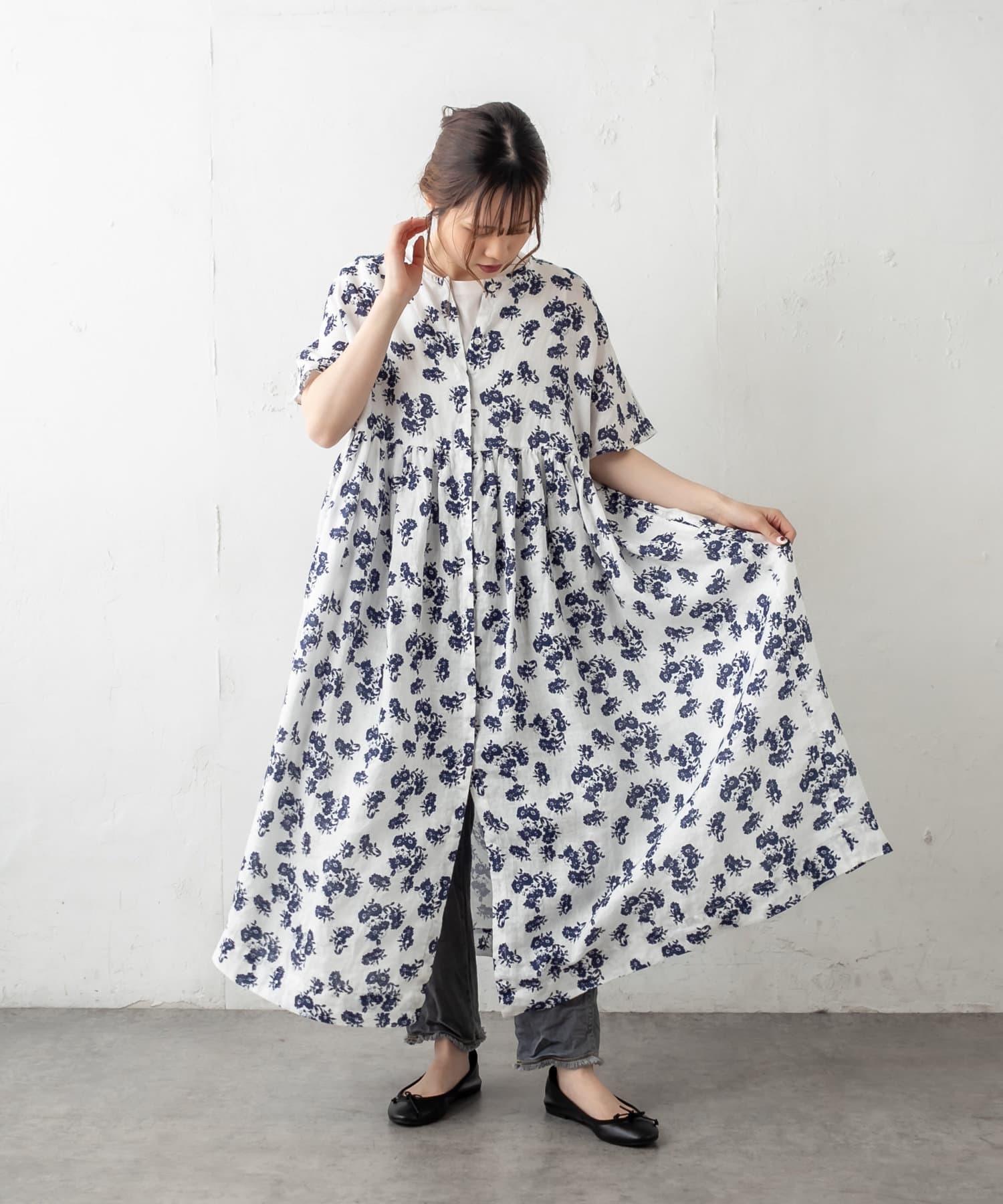 麻キャンバス中花プリントワンピース Pual Ce Cin ピュアルセシン レディース Pal Closet パルクローゼット パルグループ公式ファッション通販サイト 麻キャンバス中花プリントワンピース Pual Ce Cin ピュアルセシン レディース Pal Closet パルクローゼット パルグループ公式ファッション通販サイト