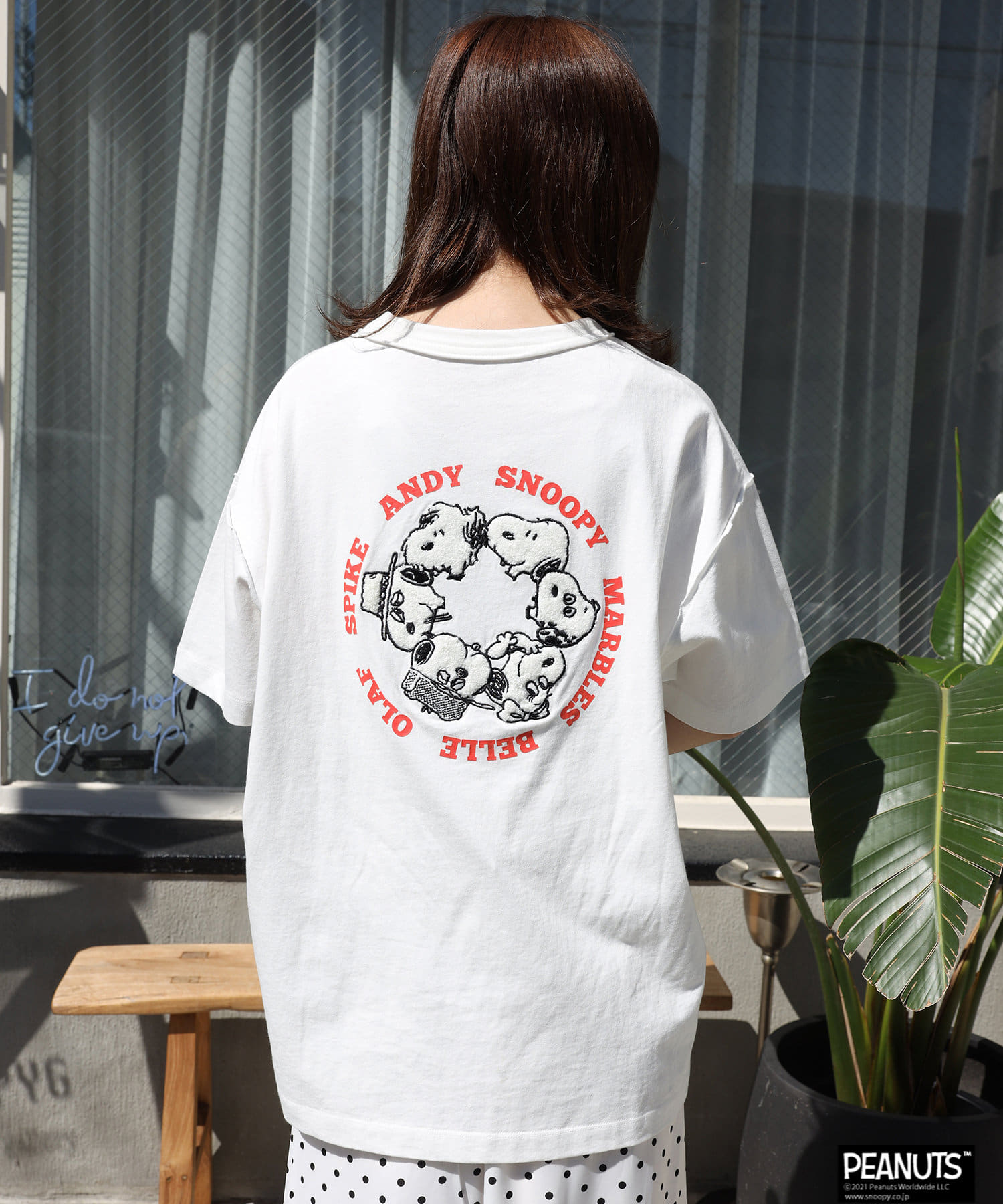 スヌーピー バックモチーフｔシャツ One After Another Nice Claup ワンアフターアナザー ナイスクラップ レディース Pal Closet パルクローゼット パルグループ公式ファッション通販サイト