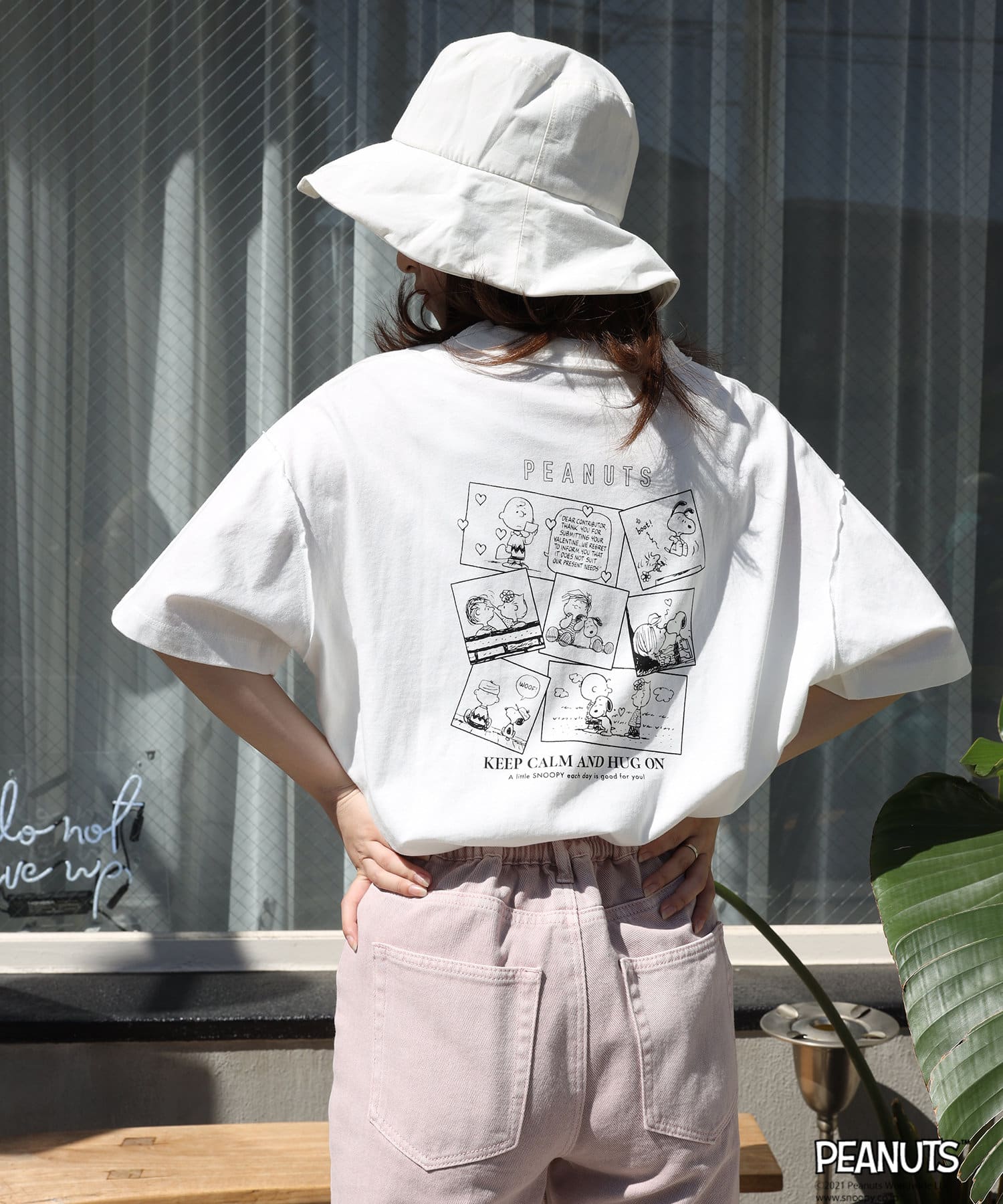 スヌーピー バックプリントｔシャツ One After Another Nice Claup ワンアフターアナザー ナイスクラップ レディース Pal Closet パルクローゼット パルグループ公式ファッション通販サイト