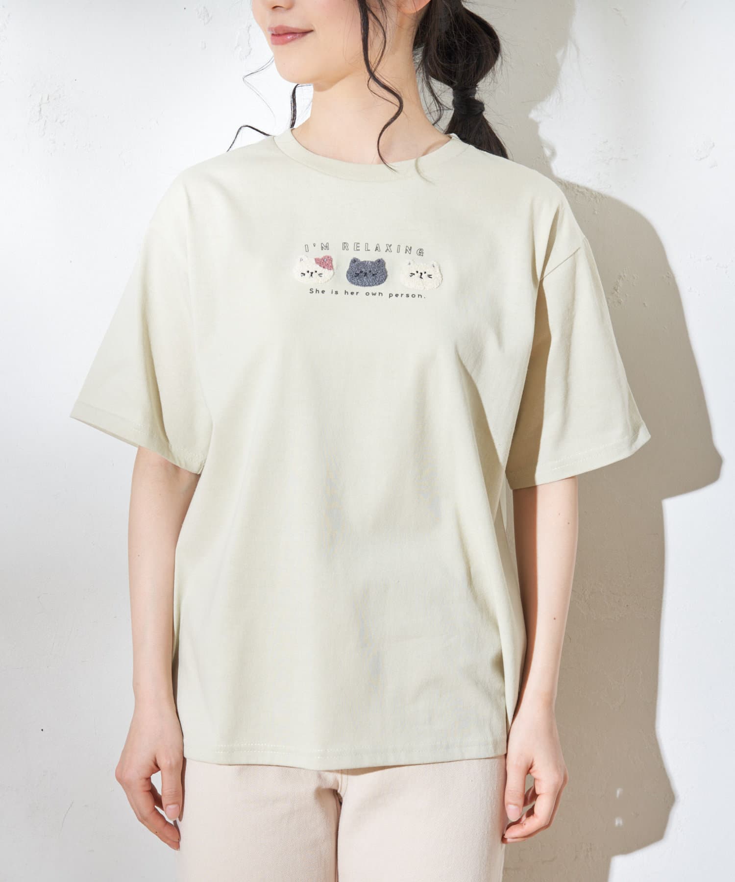 さがら刺繍アニマルアソートTシャツ | OLIVE des OLIVE OUTLET