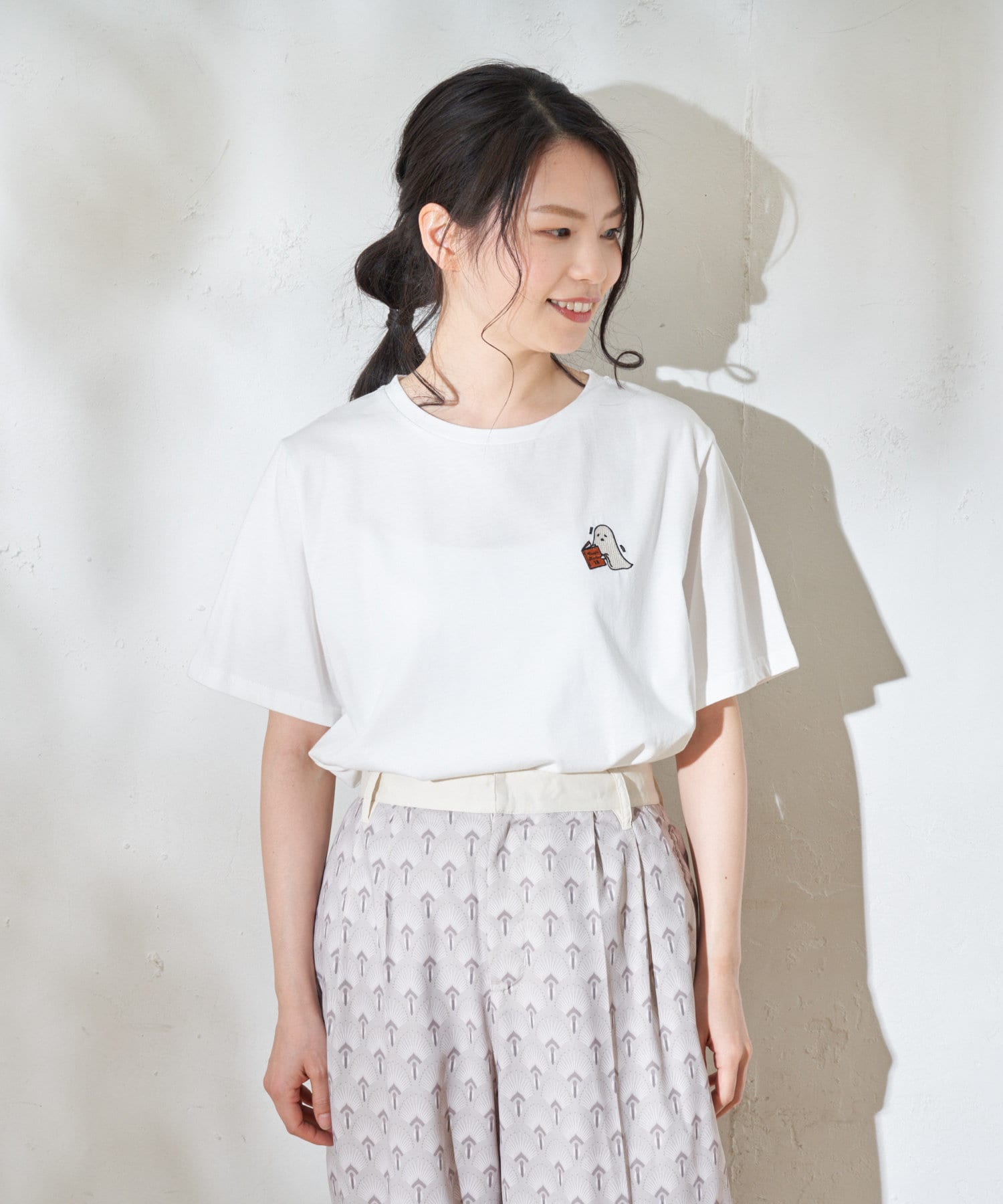 お化け刺繍Tシャツ | OLIVE des OLIVE OUTLET(オリーブ・デ・オリーブ 