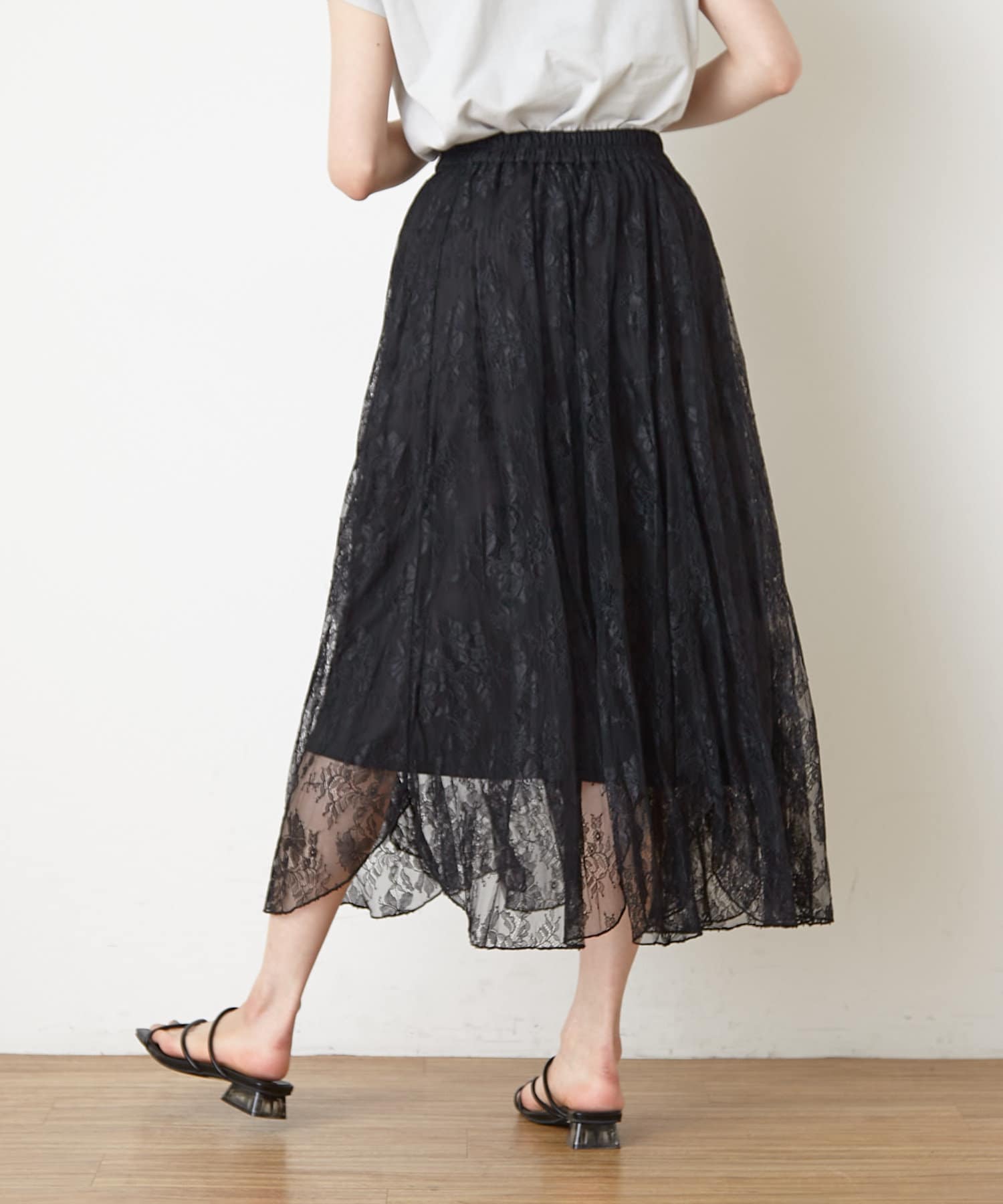 公式直営店 チュールレーススカート 公式直営店 チュールレーススカート