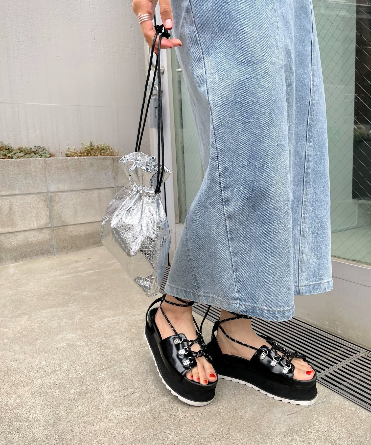 ミックスチェーン巾着BAG | WHO'S WHO gallery(フーズフー