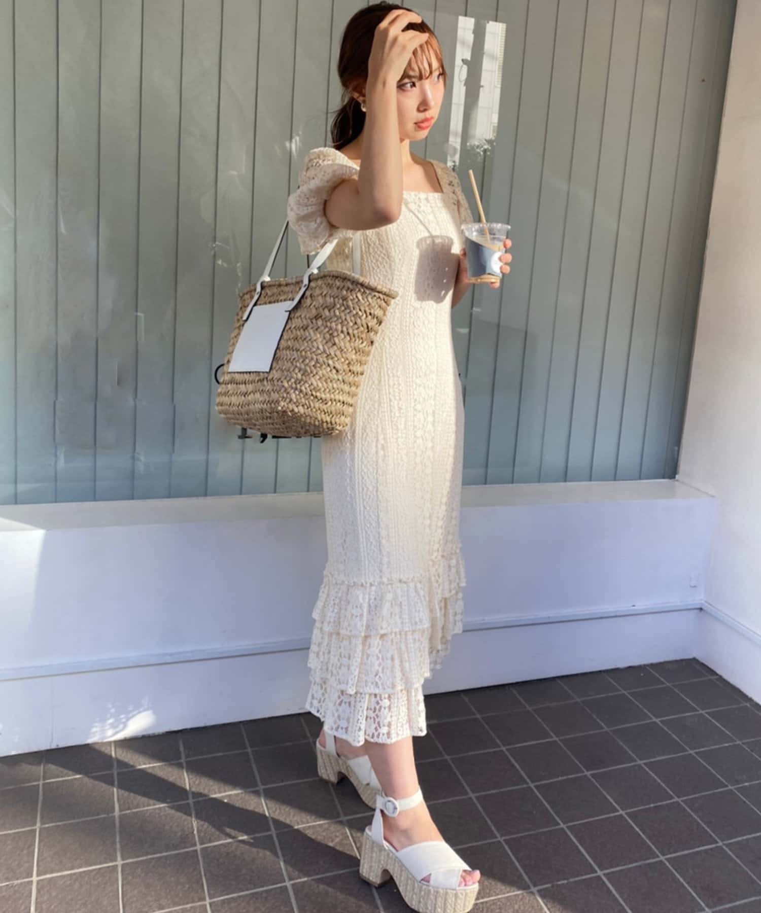 裾フリルワンピース One After Another Nice Claup ワンアフターアナザー ナイスクラップ レディース Pal Closet パルクローゼット パルグループ公式ファッション通販サイト