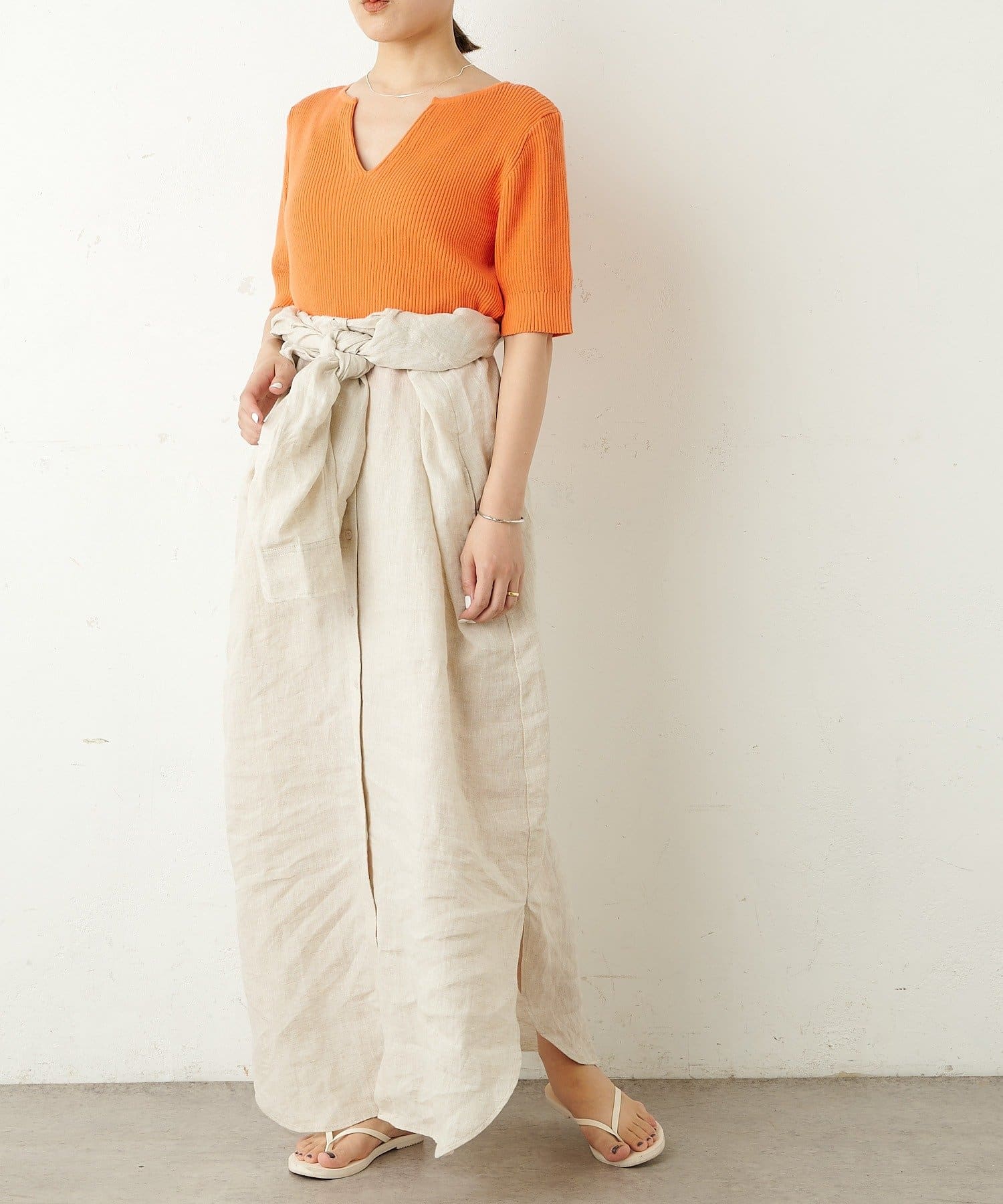 リネンロングシャツワンピース Omekashi オメカシ レディース Pal Closet パルクローゼット パルグループ公式ファッション通販サイト