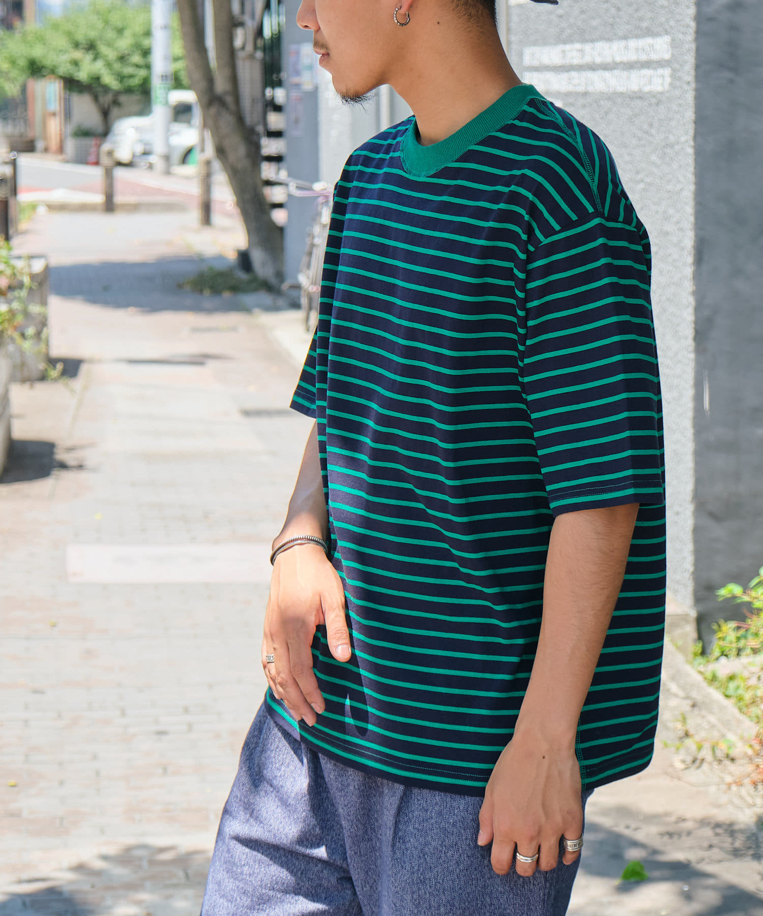 リンガーボーダーtシャツ Discoat ディスコート メンズ Pal Closet パルクローゼット パルグループ公式ファッション通販サイト