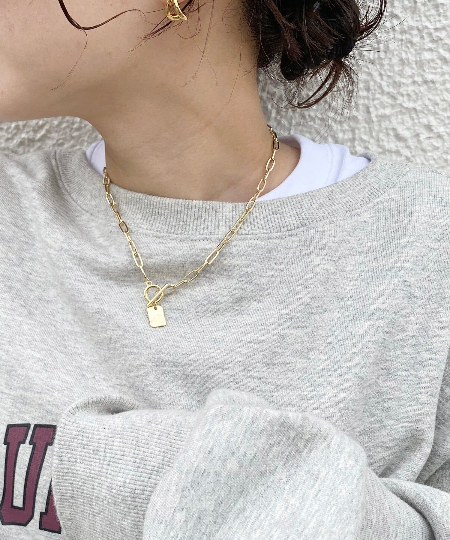 natural couture(ナチュラルクチュール) チェーンゴールドネックレス