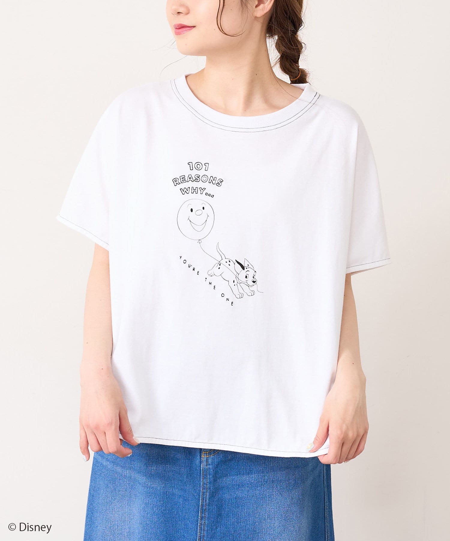 101匹わんちゃん 刺繍tシャツ Pual Ce Cin ピュアルセシン レディース Pal Closet パルクローゼット パルグループ公式ファッション通販サイト