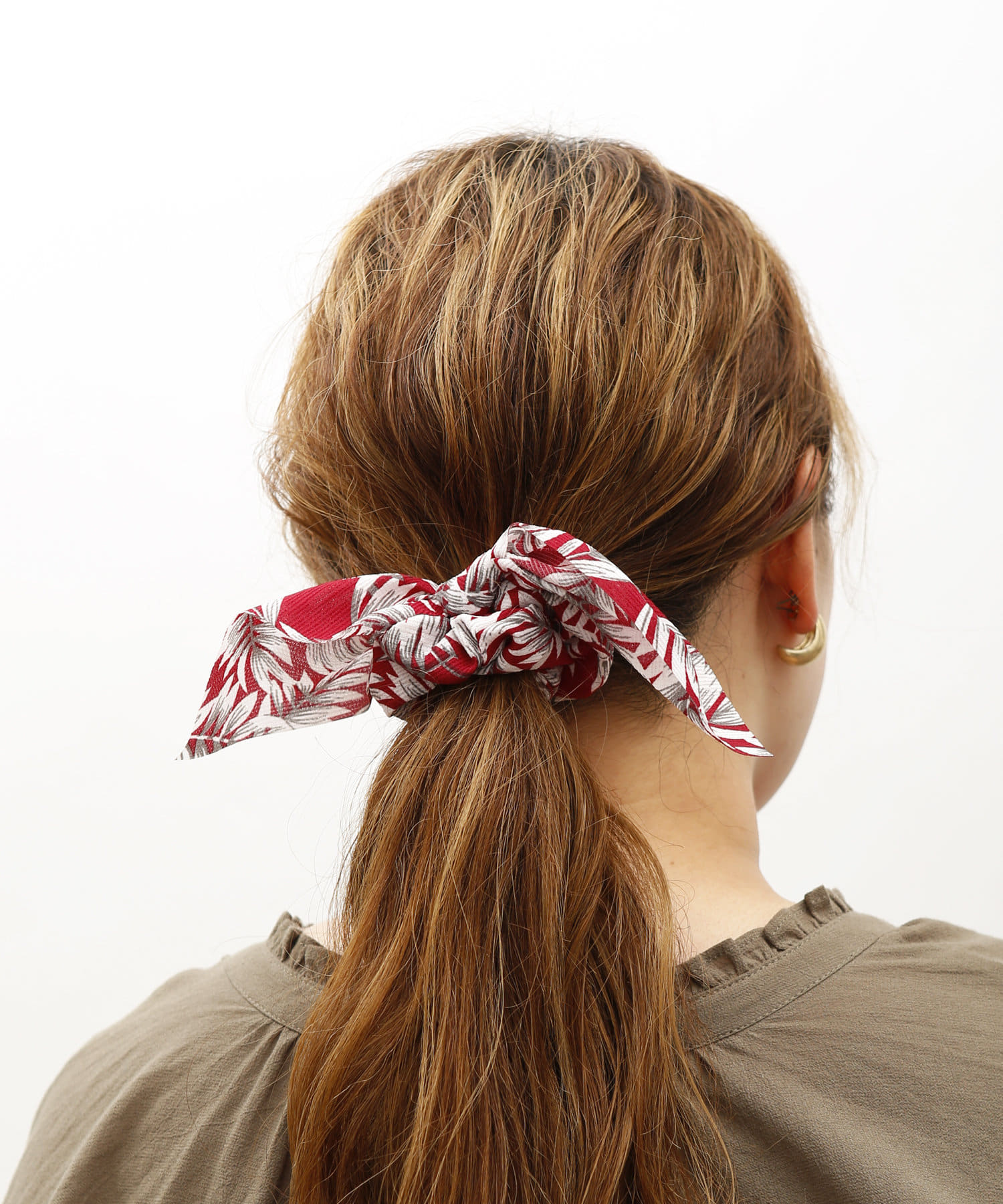 Asoko バンダナ柄リボンシュシュ 3coins スリーコインズ レディース Pal Closet パルクローゼット パルグループ公式ファッション通販サイト