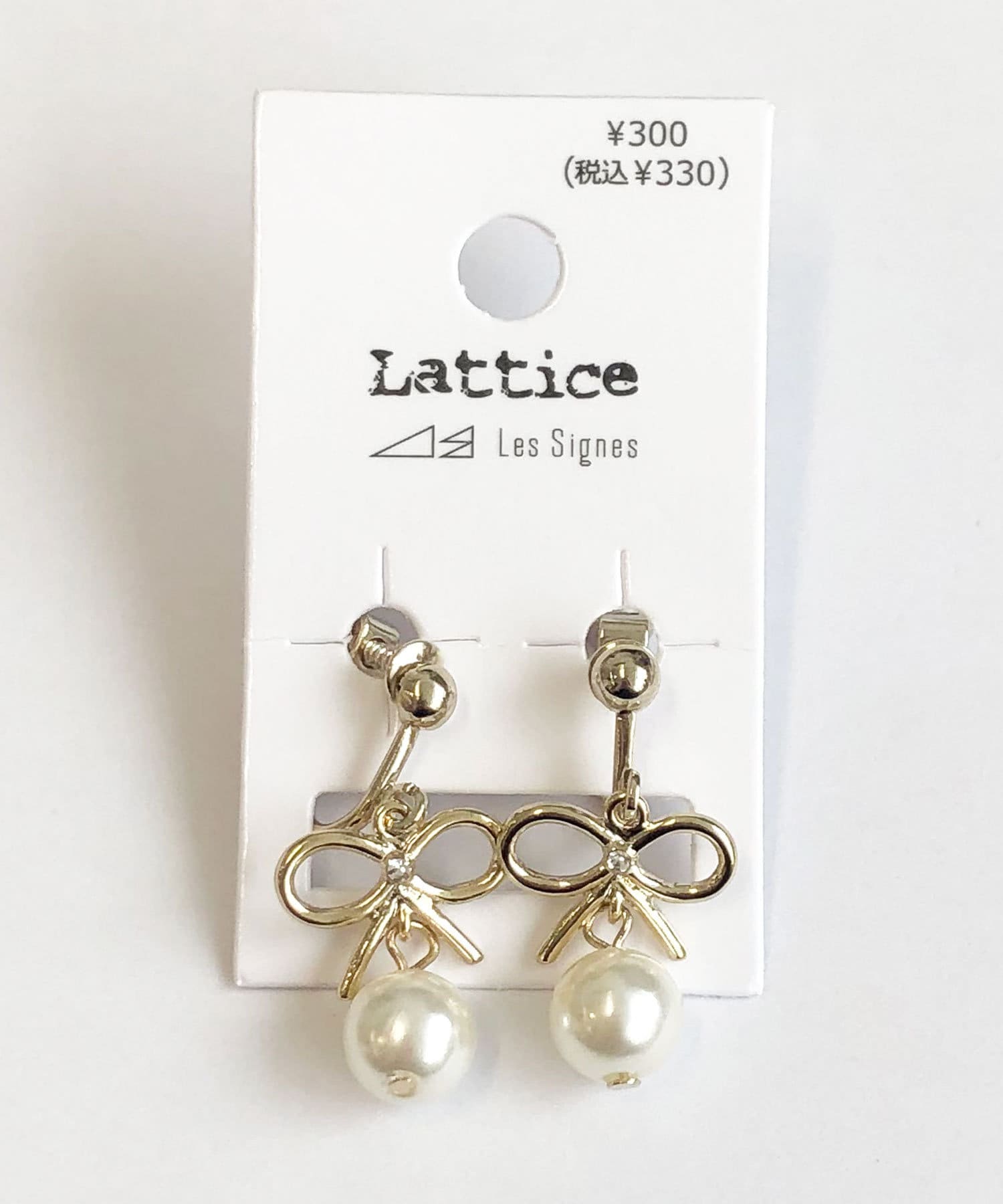 リボンパールイヤリング Lattice ラティス レディース Pal Closet パルクローゼット パルグループ公式ファッション通販サイト