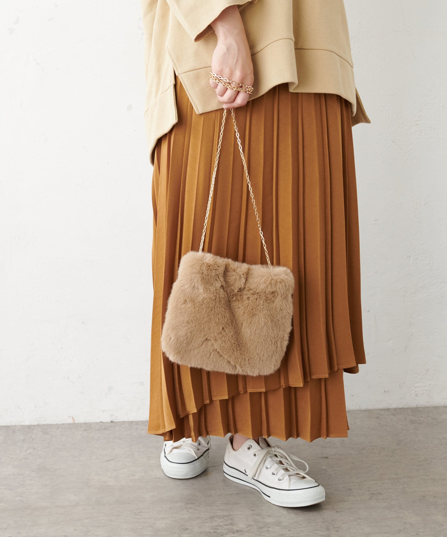 Papillonner パピヨネ チェーンストラップファーバッグ Collage Gallardagalante コラージュ ガリャルダガランテ レディース Pal Closet パルクローゼット パルグループ公式ファッション通販サイト