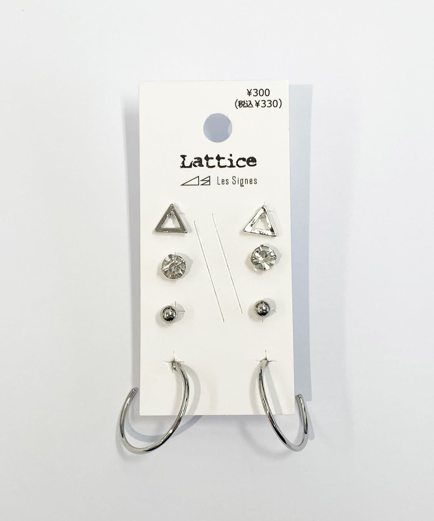 トライアングルフープsetピアス Lattice ラティス レディース Pal Closet パルクローゼット パルグループ公式ファッション通販サイト