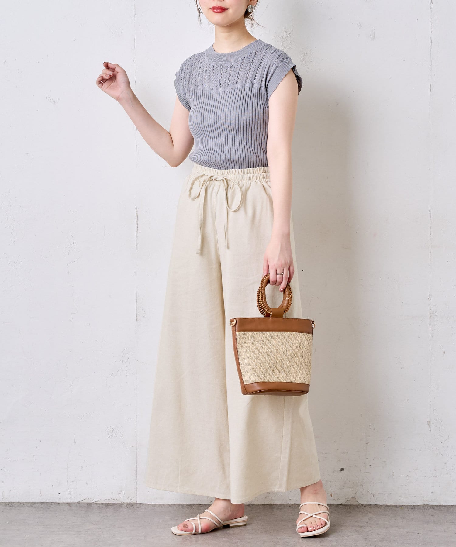 シンプルリネンリラックスパンツ Natural Couture ナチュラルクチュール レディース Pal Closet パルクローゼット パルグループ公式ファッション通販サイト