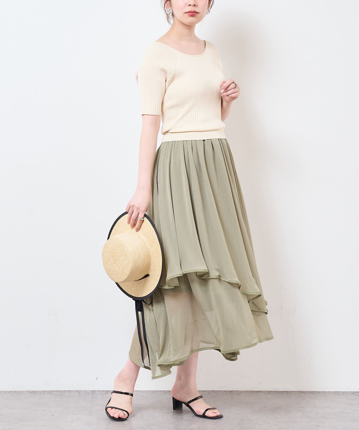 美品✨CELFORD ランダムヘムドッキングニットワンピース ドット ヘムドッキングニットワンピース｜PETAL ONLINE（ペタルオンライン）