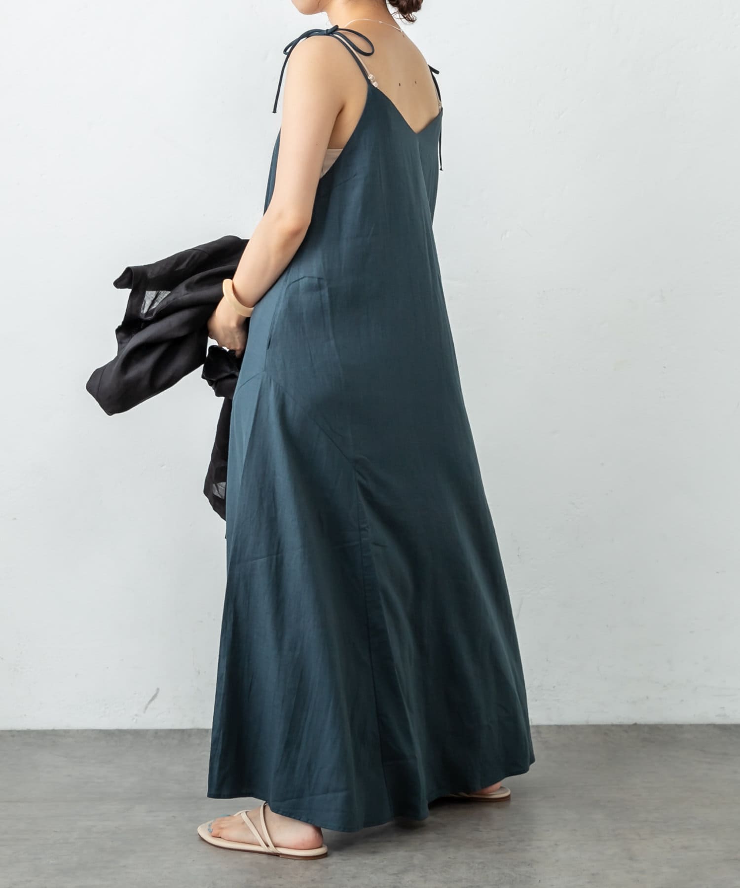 リネン混マーメイドキャミワンピース Omekashi オメカシ レディース Pal Closet パルクローゼット パルグループ公式ファッション通販サイト