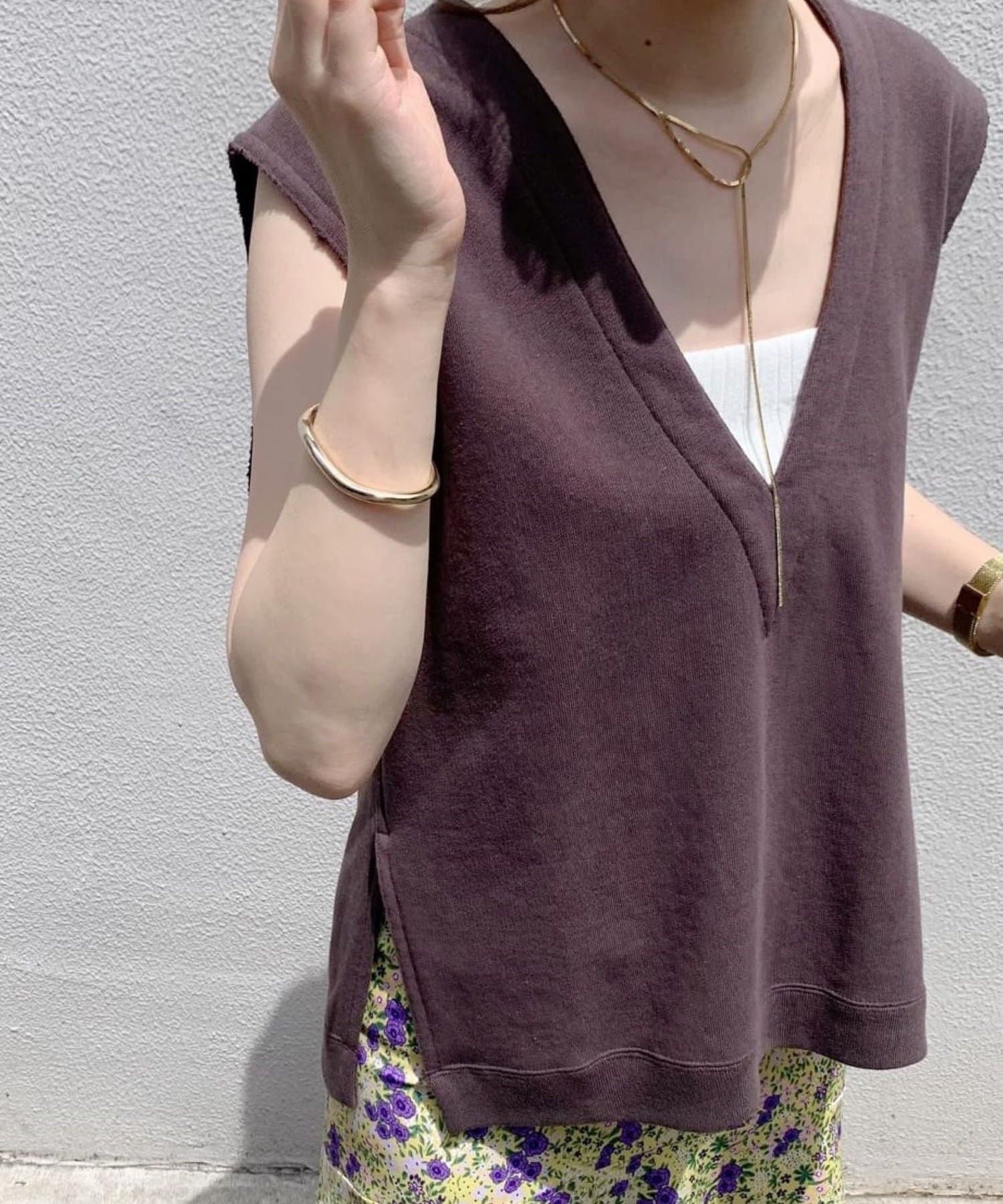 裏毛vネックベスト Shenery シーナリー レディース Pal Closet パルクローゼット パルグループ公式ファッション通販サイト