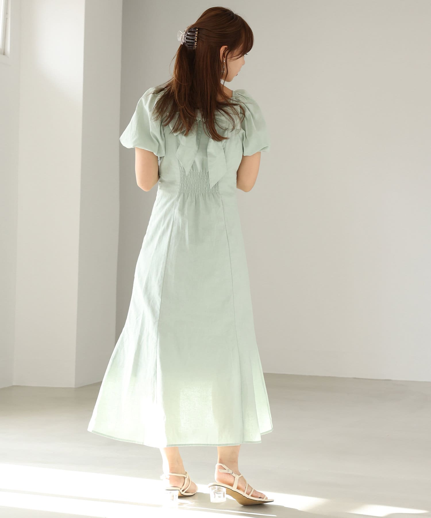 パフスリーブワンピース One After Another Nice Claup ワンアフターアナザー ナイスクラップ レディース Pal Closet パルクローゼット パルグループ公式ファッション通販サイト