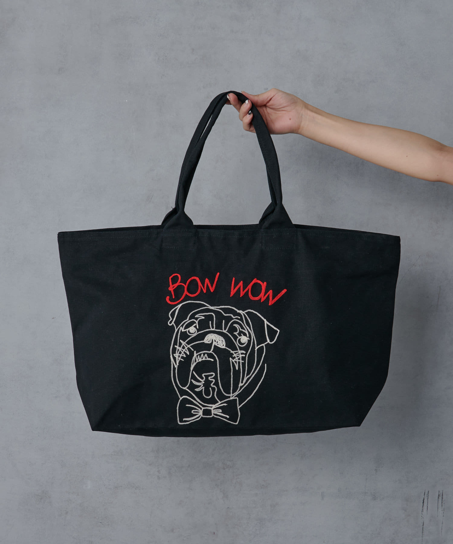 Broder アニマル柄ファスナー付トートバッグ イヌ ネコ Ear Papillonner イア パピヨネ レディース Pal Closet パルクローゼット パルグループ公式ファッション通販サイト