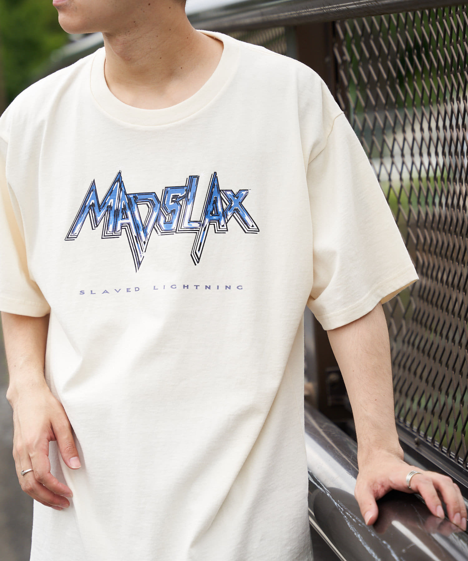 Madslax フェイクメタルバンドtシャツ Discoat ディスコート メンズ Pal Closet パルクローゼット パルグループ公式ファッション通販サイト