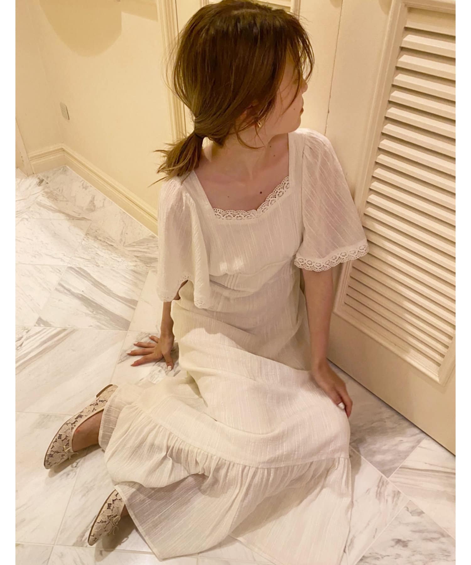 Cherie Chuu Monotone Long Onepiece One After Another Nice Claup ワンアフターアナザー ナイスクラップ レディース Pal Closet パルクローゼット パルグループ公式ファッション通販サイト