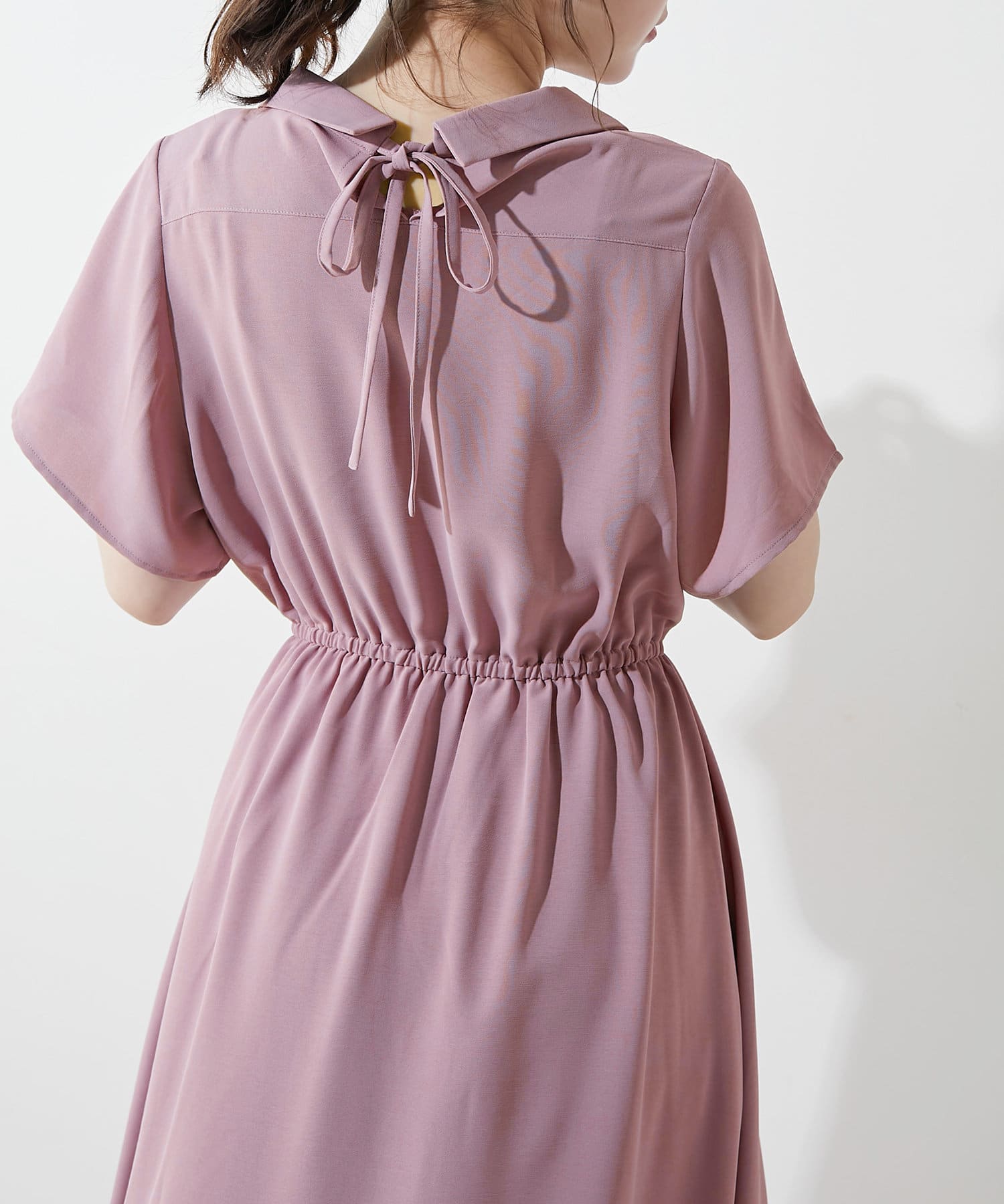 Backリボン開襟ワンピース Olive Des Olive オリーブ デ オリーブ レディース Pal Closet パルクローゼット パルグループ公式ファッション通販サイト