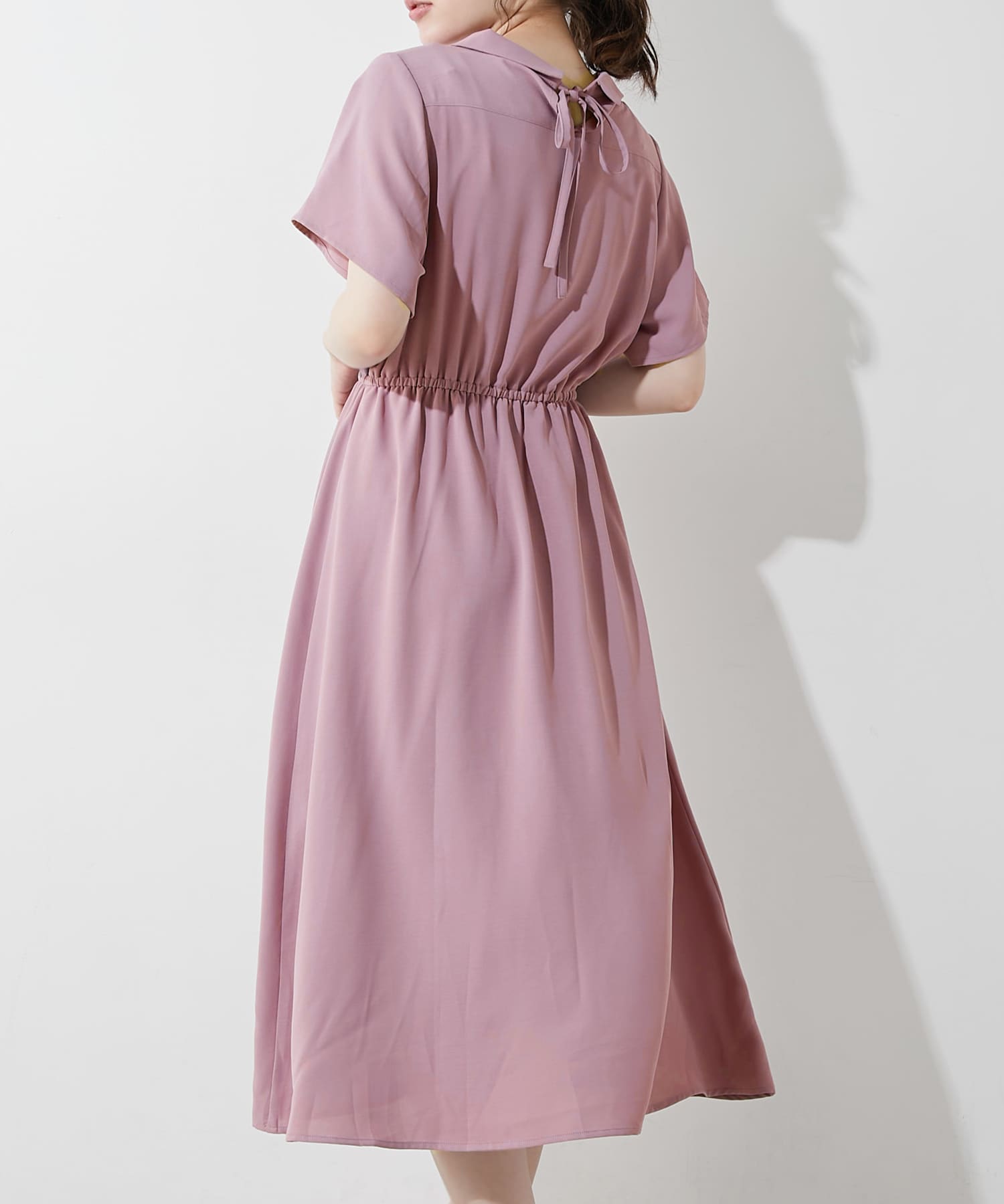 Backリボン開襟ワンピース Olive Des Olive オリーブ デ オリーブ レディース Pal Closet パルクローゼット パルグループ公式ファッション通販サイト