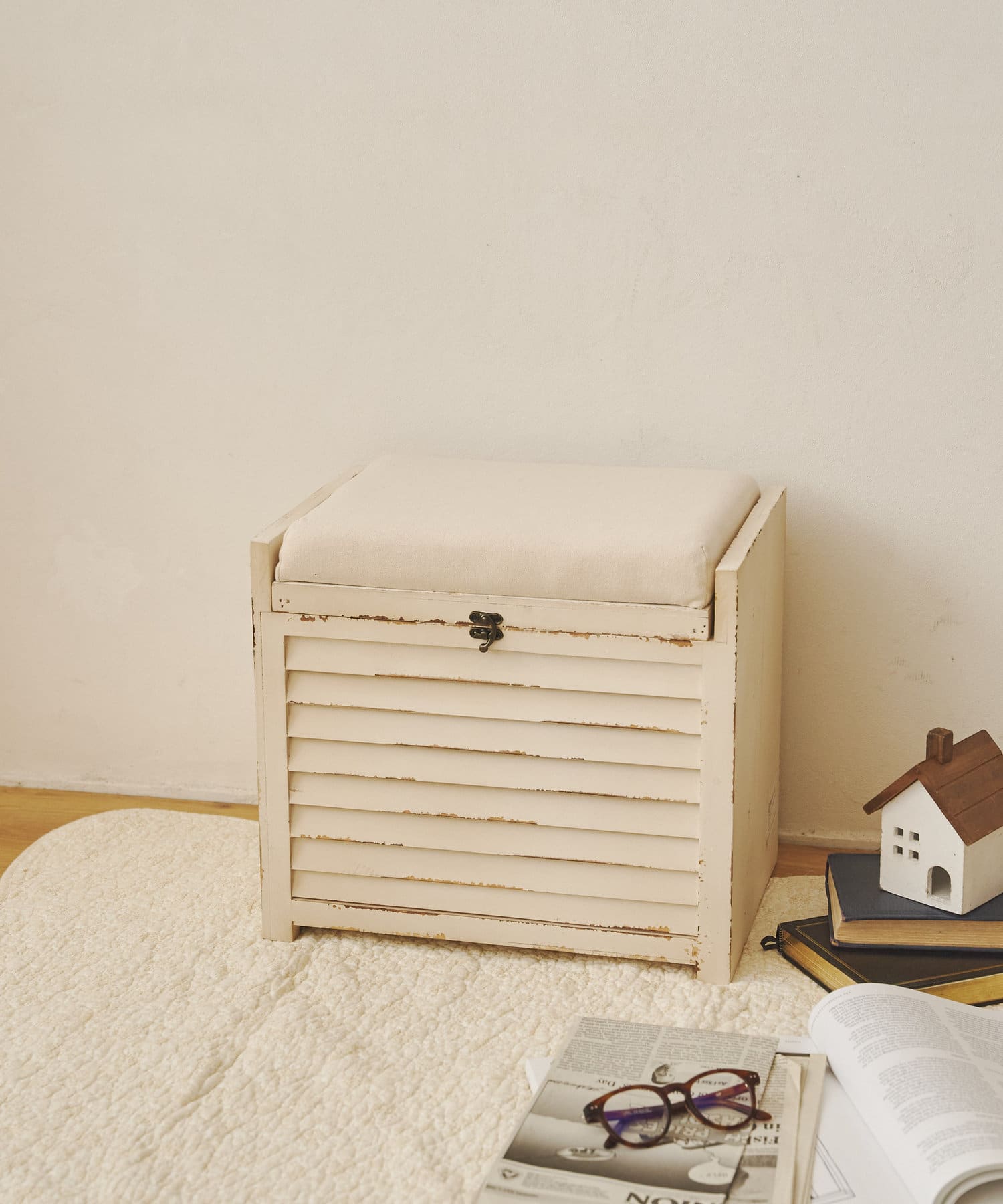 salut!(サリュ) ライフスタイル 【PAL CLOSET限定復刻】アンティークスツールボックス その他