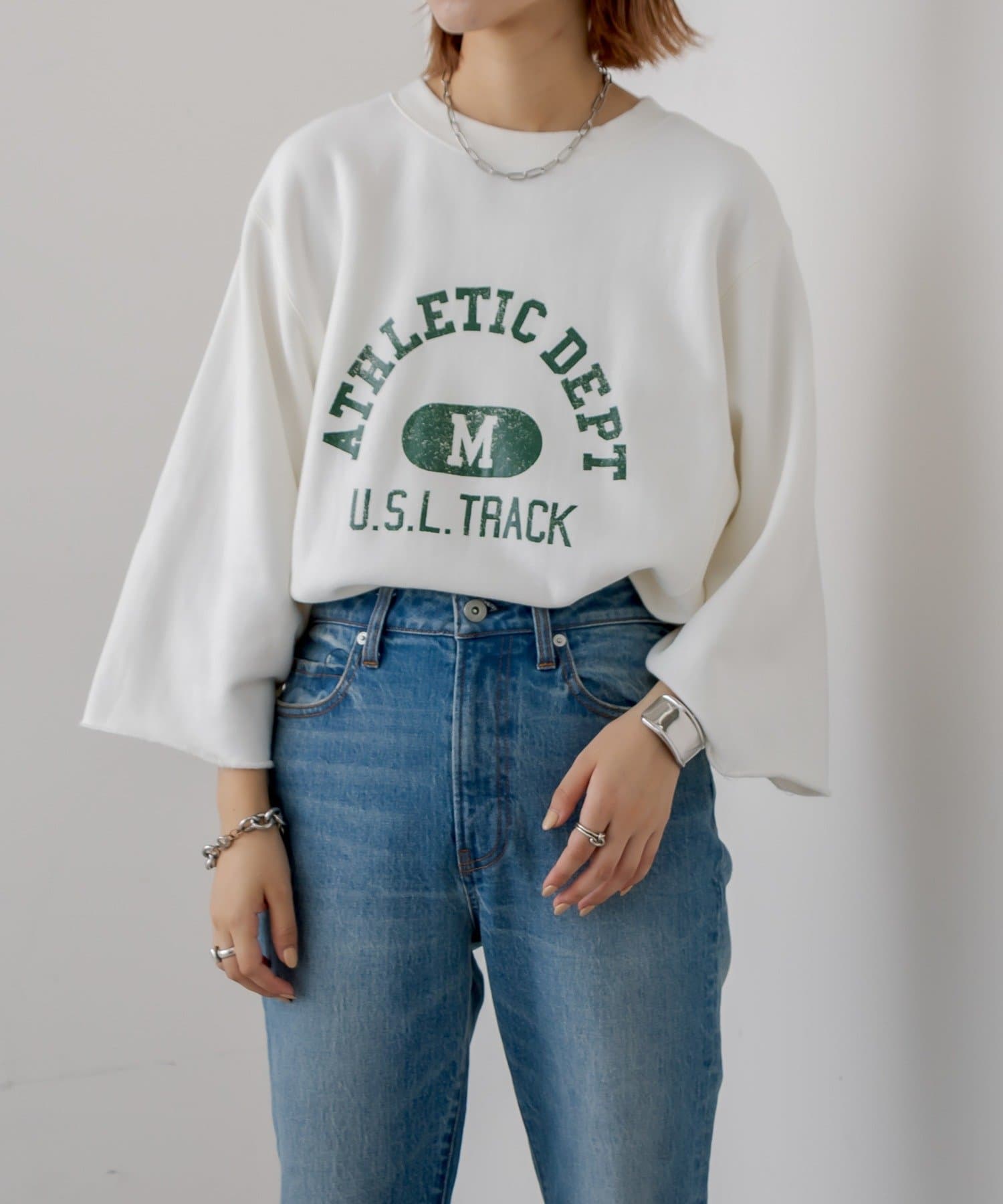 ワイドスリーブカレッジスウェット Ciaopanic Typy チャオパニックティピー レディース Pal Closet パルクローゼット パルグループ公式ファッション通販サイト