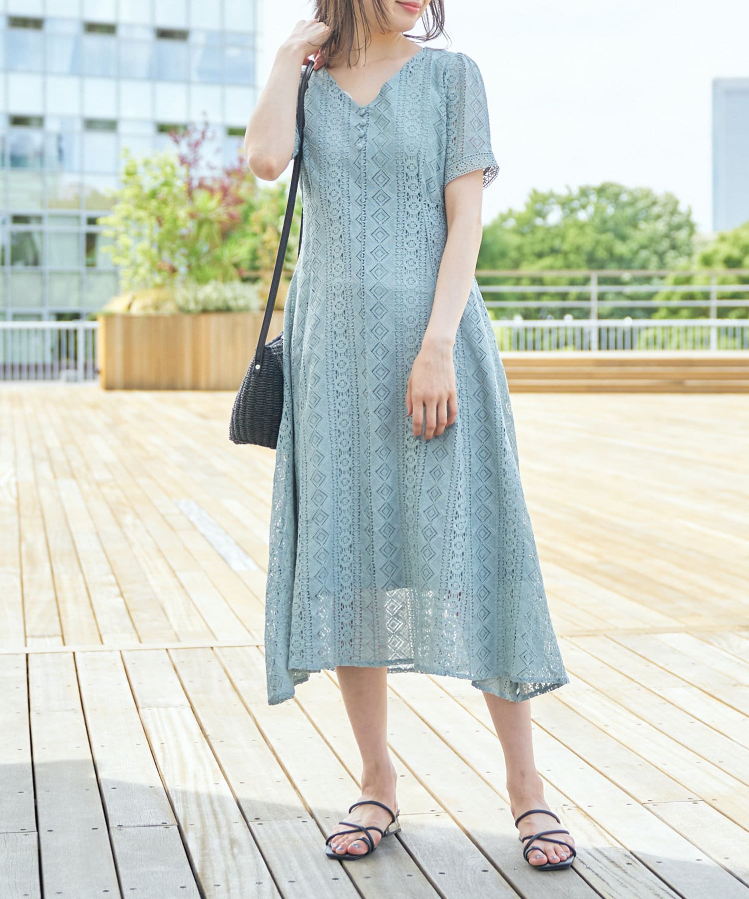総レースワンピース Nice Claup Outlet ナイスクラップ アウトレット レディース Pal Closet パルクローゼット パルグループ公式ファッション通販サイト
