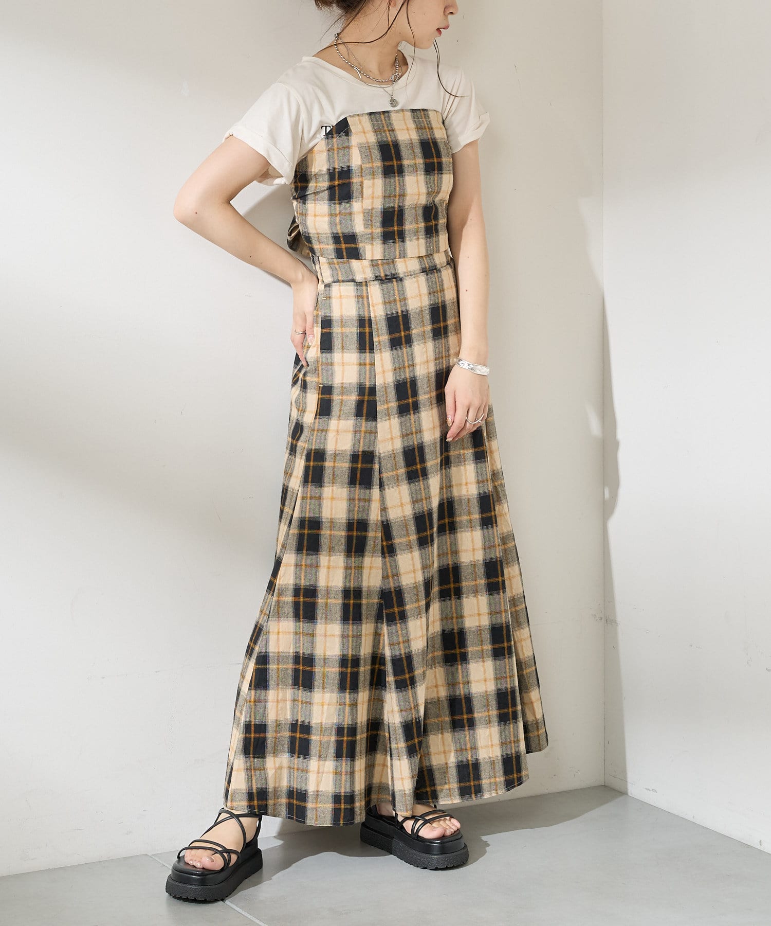 チェックバックリボンマルチウェイワンピース Who S Who Chico フーズフーチコ レディース Pal Closet パルクローゼット パルグループ公式ファッション通販サイト