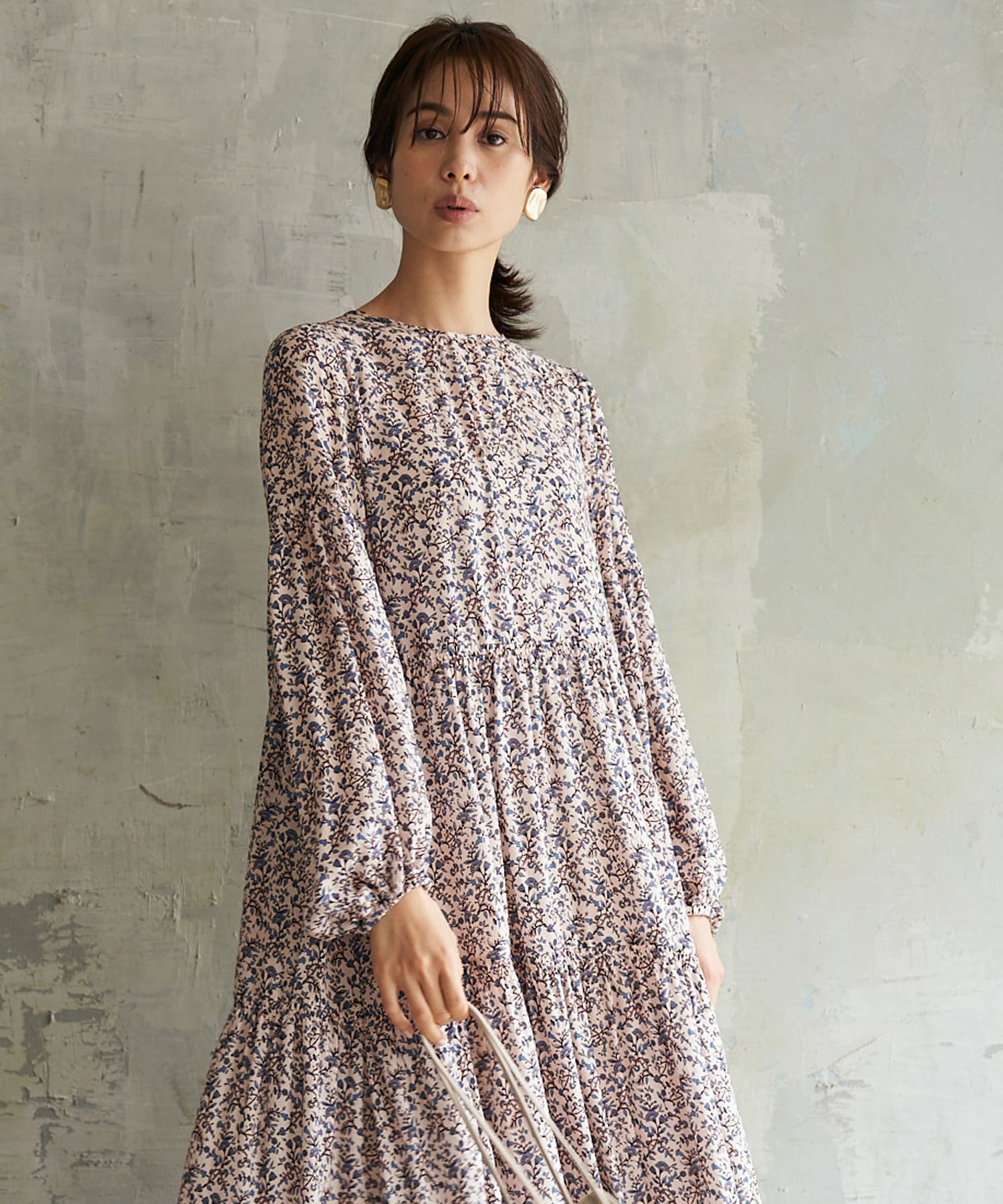 予約 手洗い可 更紗プリントティアードマキシワンピース La Boutique Bonbon ラブティックボンボン レディース Pal Closet パルクローゼット パルグループ公式ファッション通販サイト