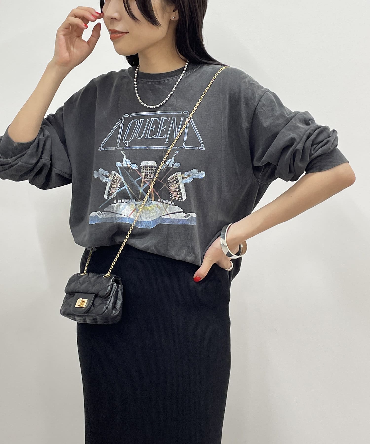 Good Rock Speed グッドロックスピード Queen Tee Loungedress ラウンジドレス レディース Pal Closet パルクローゼット パルグループ公式ファッション通販サイト