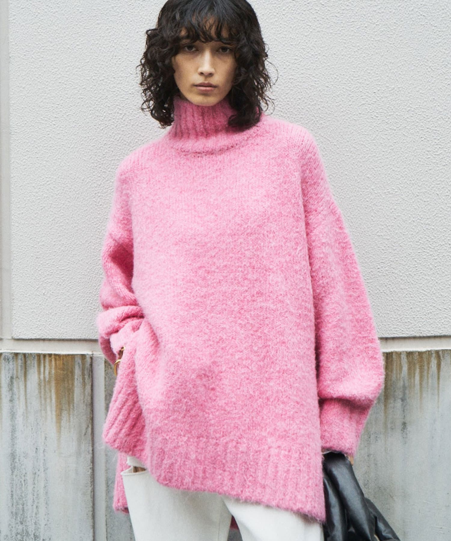 スタンドネックシャギーニット オンラインストア限定商品 Gallardagalante ガリャルダガランテ レディース Pal Closet パルクローゼット パルグループ公式ファッション通販サイト