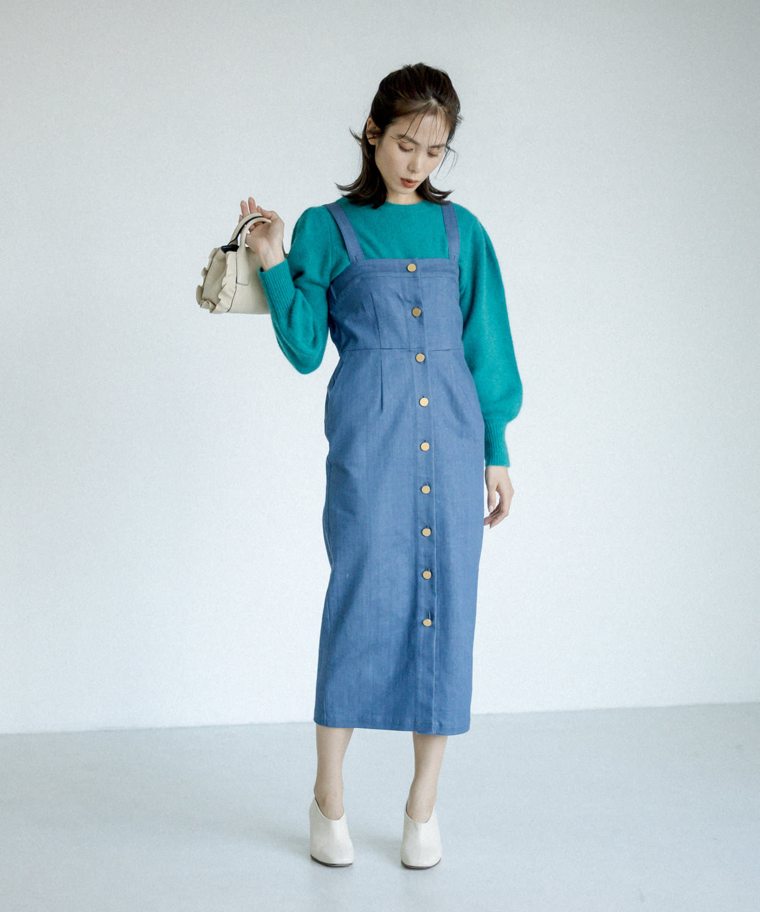 予約 洗える デニムビスチェワンピース La Boutique Bonbon ラブティックボンボン レディース Pal Closet パルクローゼット パルグループ公式ファッション通販サイト