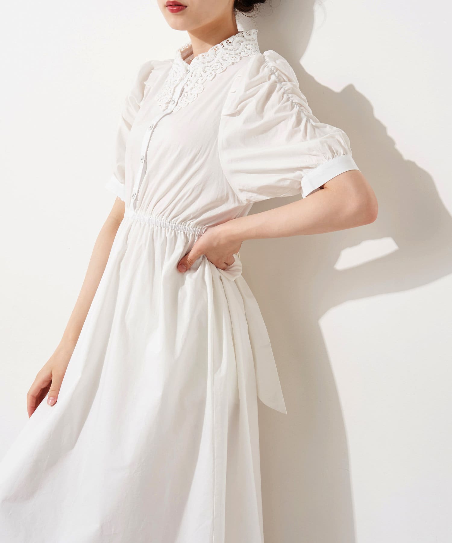 衿レースワンピース Olive Des Olive オリーブ デ オリーブ レディース Pal Closet パルクローゼット パルグループ公式ファッション通販サイト