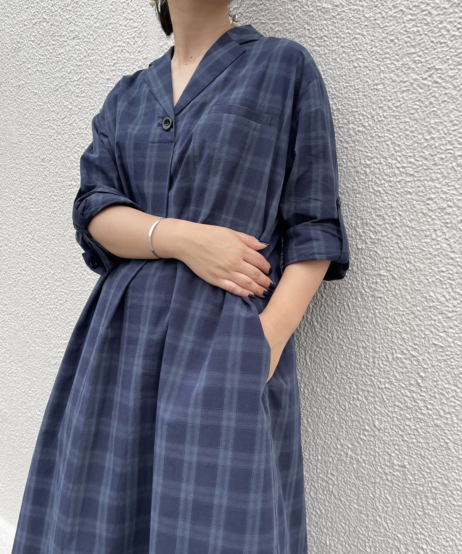 開襟チェックワンピース Beardsley ビアズリー レディース Pal Closet パルクローゼット パルグループ公式ファッション通販サイト