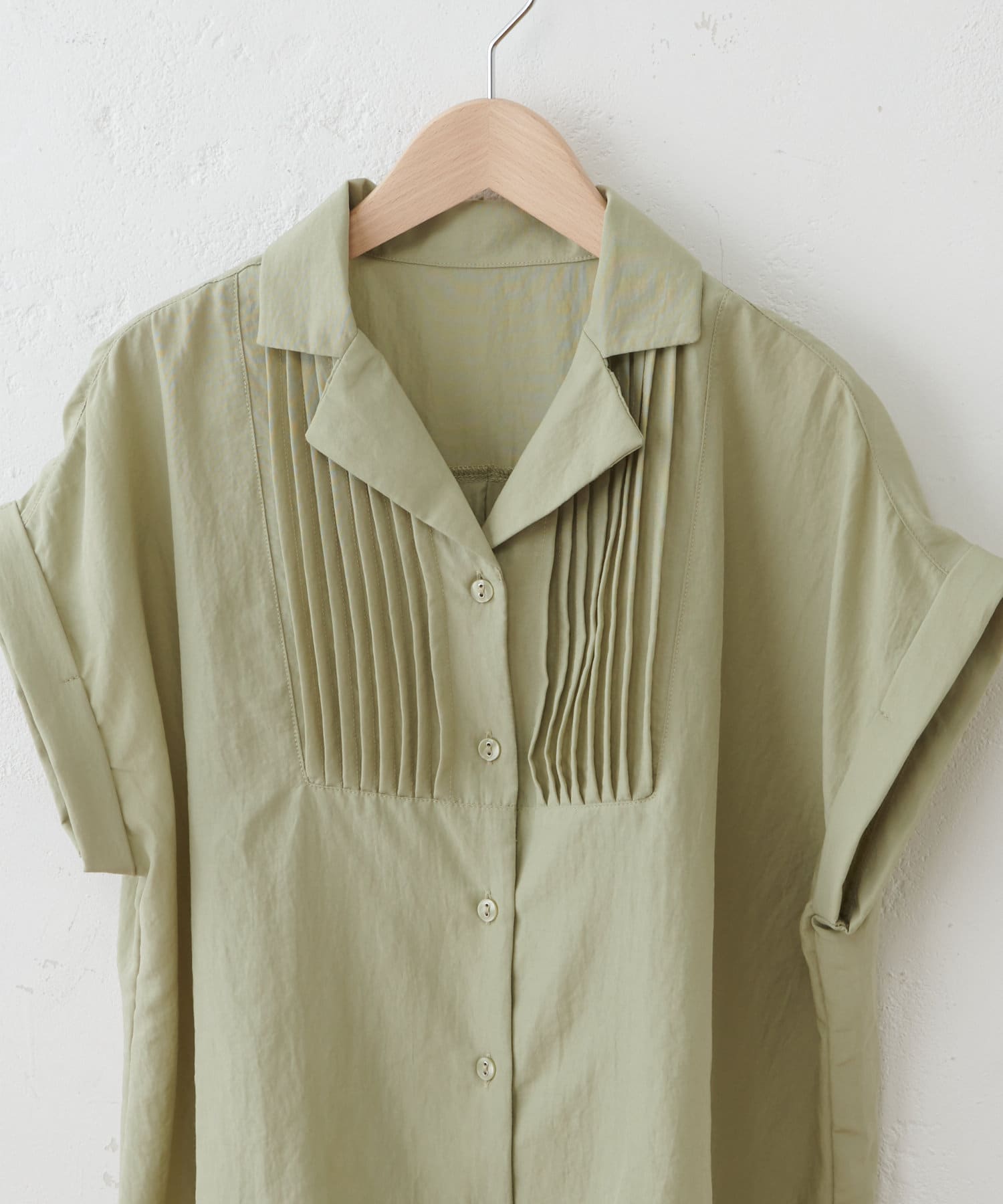 開襟ピンタックたけのこタックブラウス Olive Des Olive Outlet オリーブ デ オリーブ アウトレット レディース Pal Closet パルクローゼット パルグループ公式ファッション通販サイト