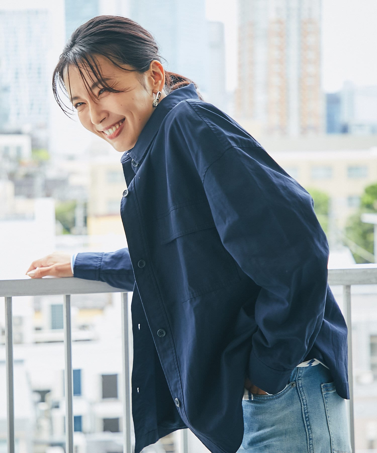 軽羽織としても使える ミリタリーシャツ Rive Droite リヴドロワ レディース Pal Closet パルクローゼット パルグループ公式ファッション通販サイト 軽羽織としても使える ミリタリーシャツ Rive Droite リヴドロワ レディース Pal Closet パルクローゼット パルグループ公式ファッション通販サイト