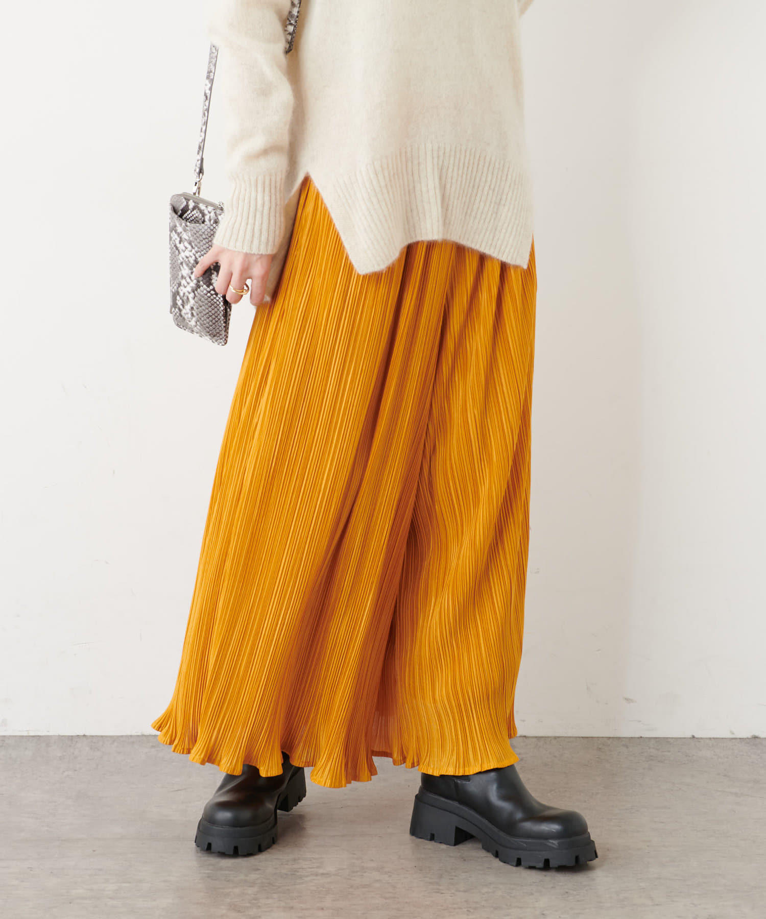 リラックスプリーツ静電気防止パンツ Plus Oto Ha プラス オトハ レディース Pal Closet パルクローゼット パルグループ公式ファッション通販サイト