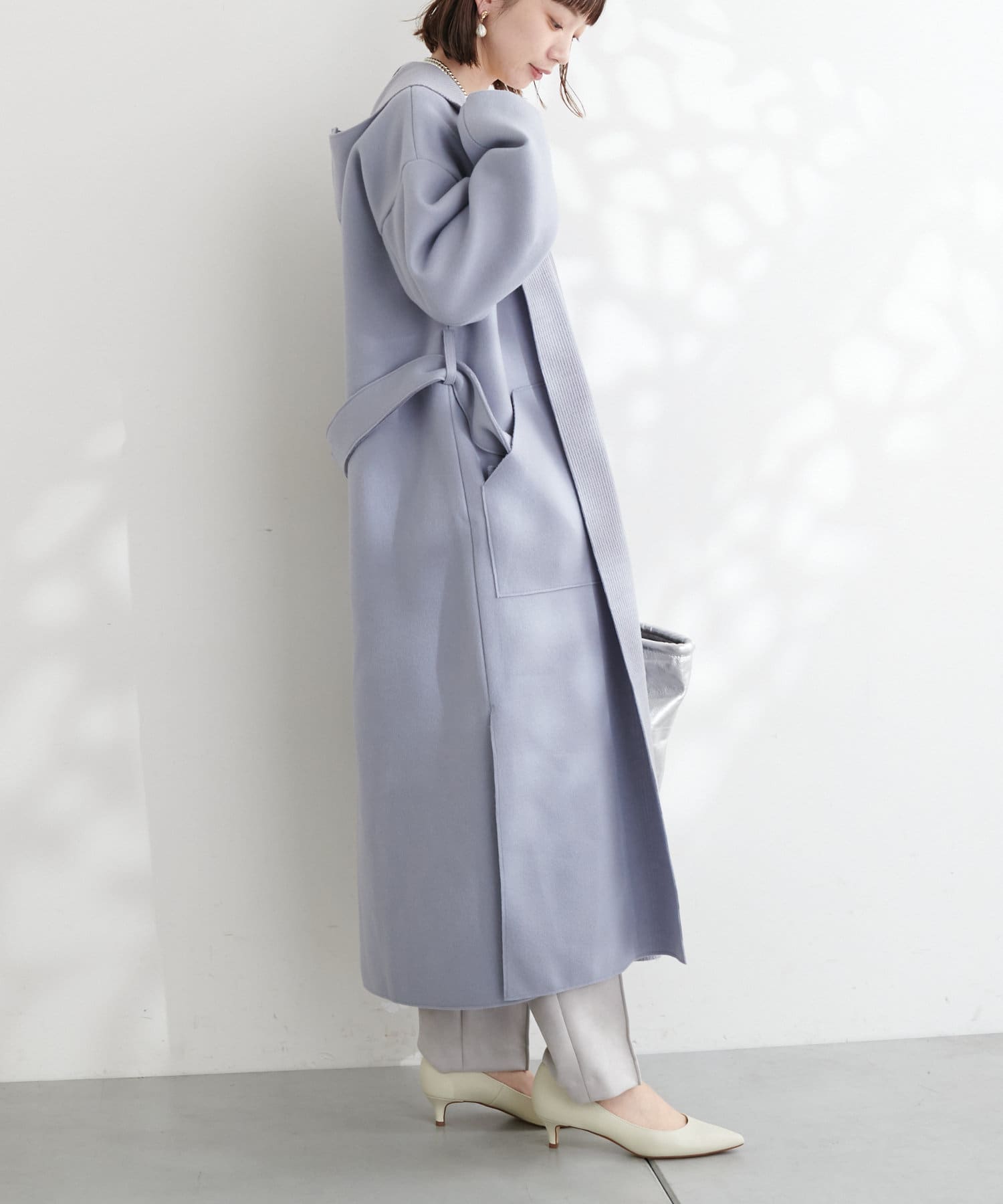 可愛すぎるコート ダブルフェイスラペルフーディエアリーコート Collage Gallardagalante コラージュ ガリャルダガランテ レディース Pal Closet パルクローゼット パルグループ公式ファッション通販サイト