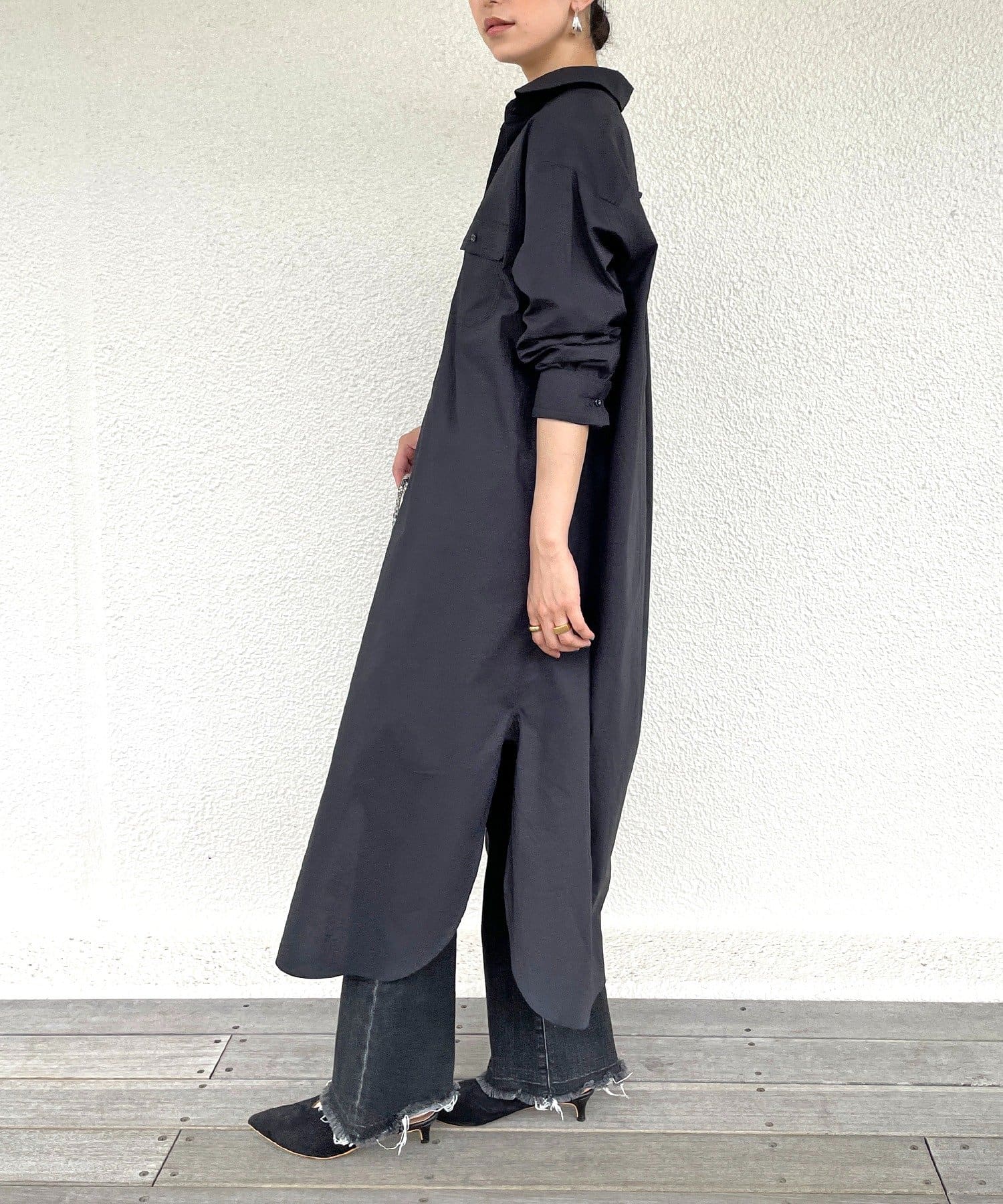 奇跡の再販 ナチュラルワッシャーシャツワンピース 割引クーポン対象品