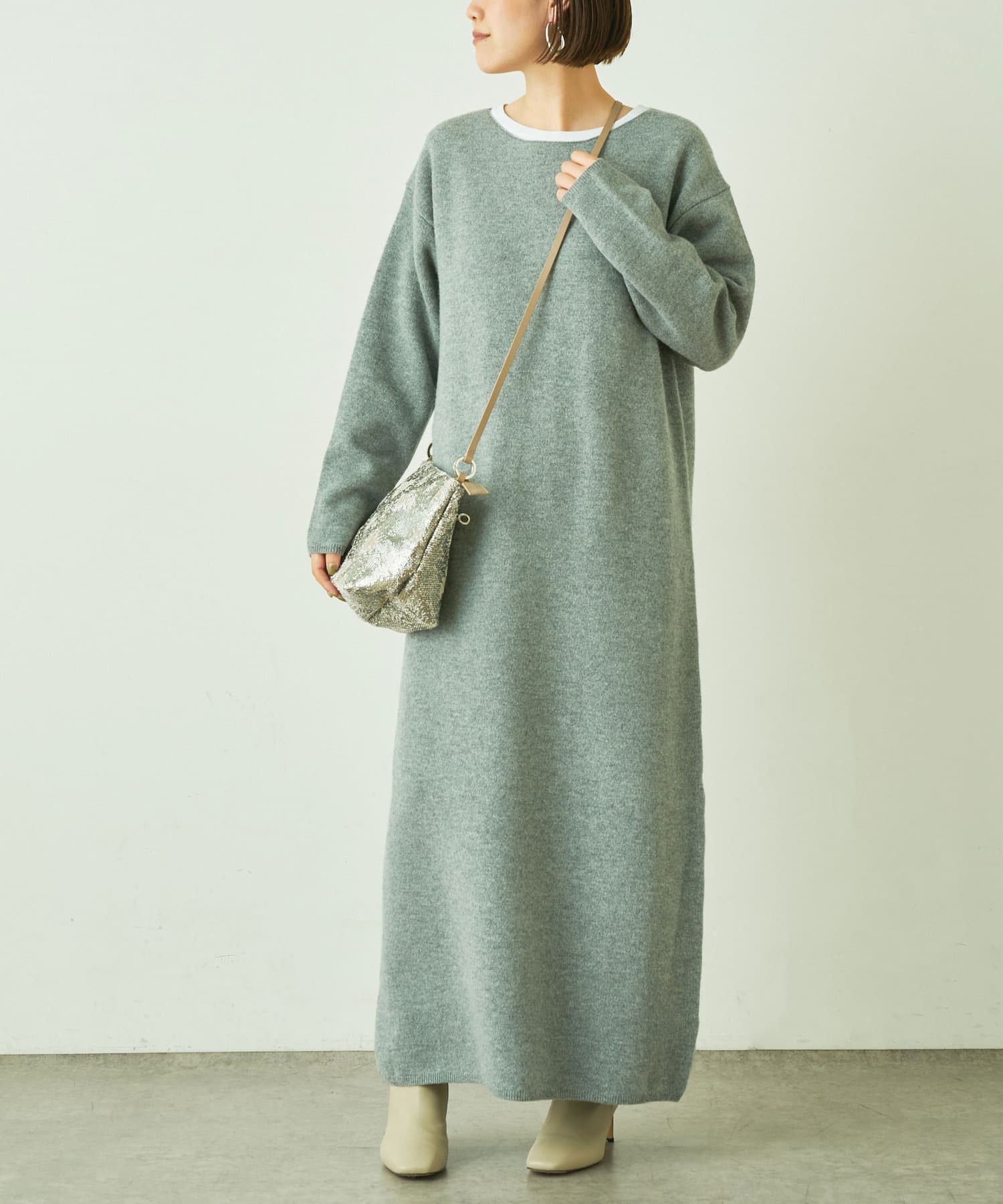 Sure Feel スレッド編みニットワンピース Livetart リヴェタート レディース Pal Closet パルクローゼット パルグループ公式ファッション通販サイト