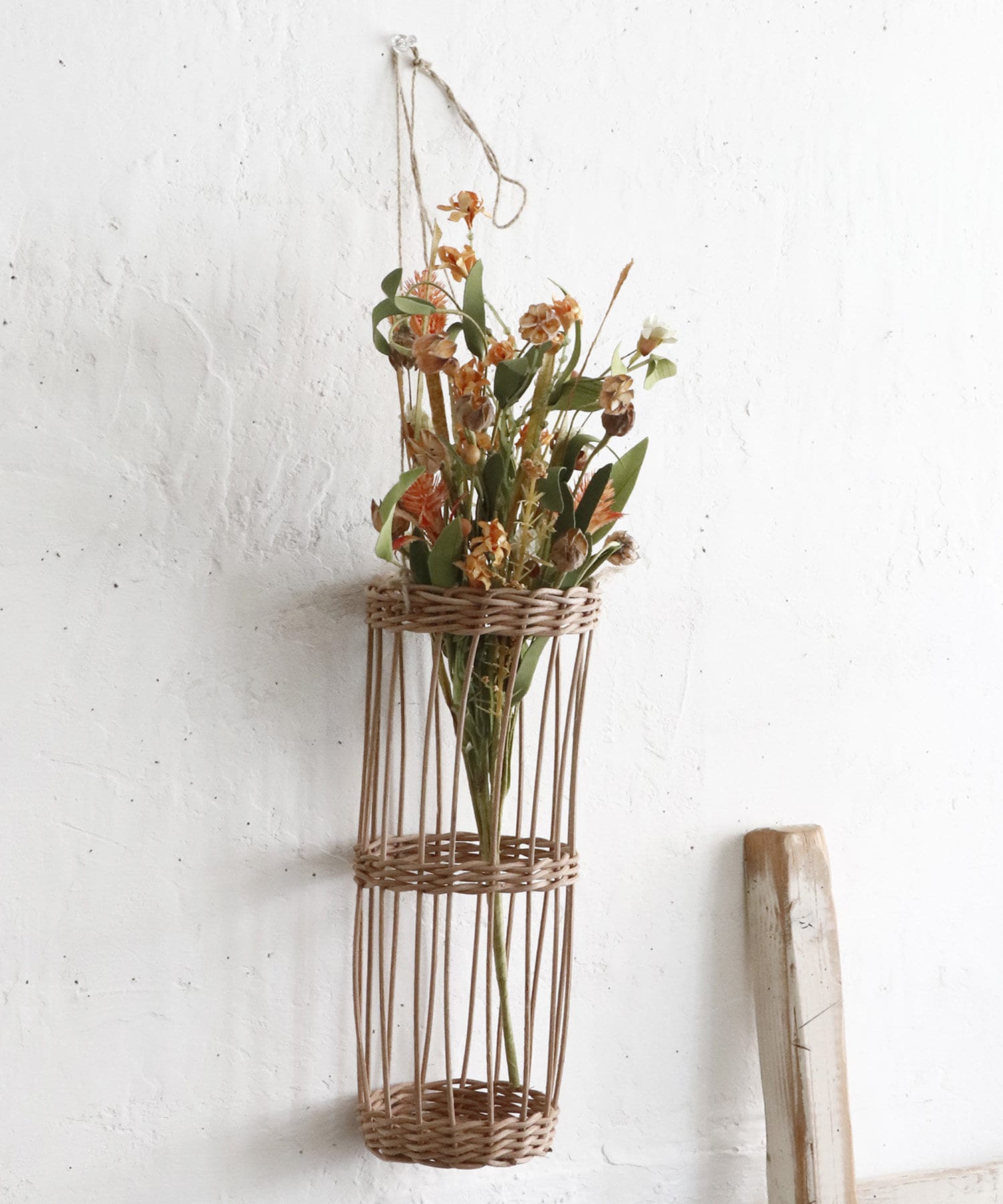 花のある暮らし ラタンハンギングバスケット Salut サリュ ライフスタイル Pal Closet パルクローゼット パルグループ公式ファッション通販サイト