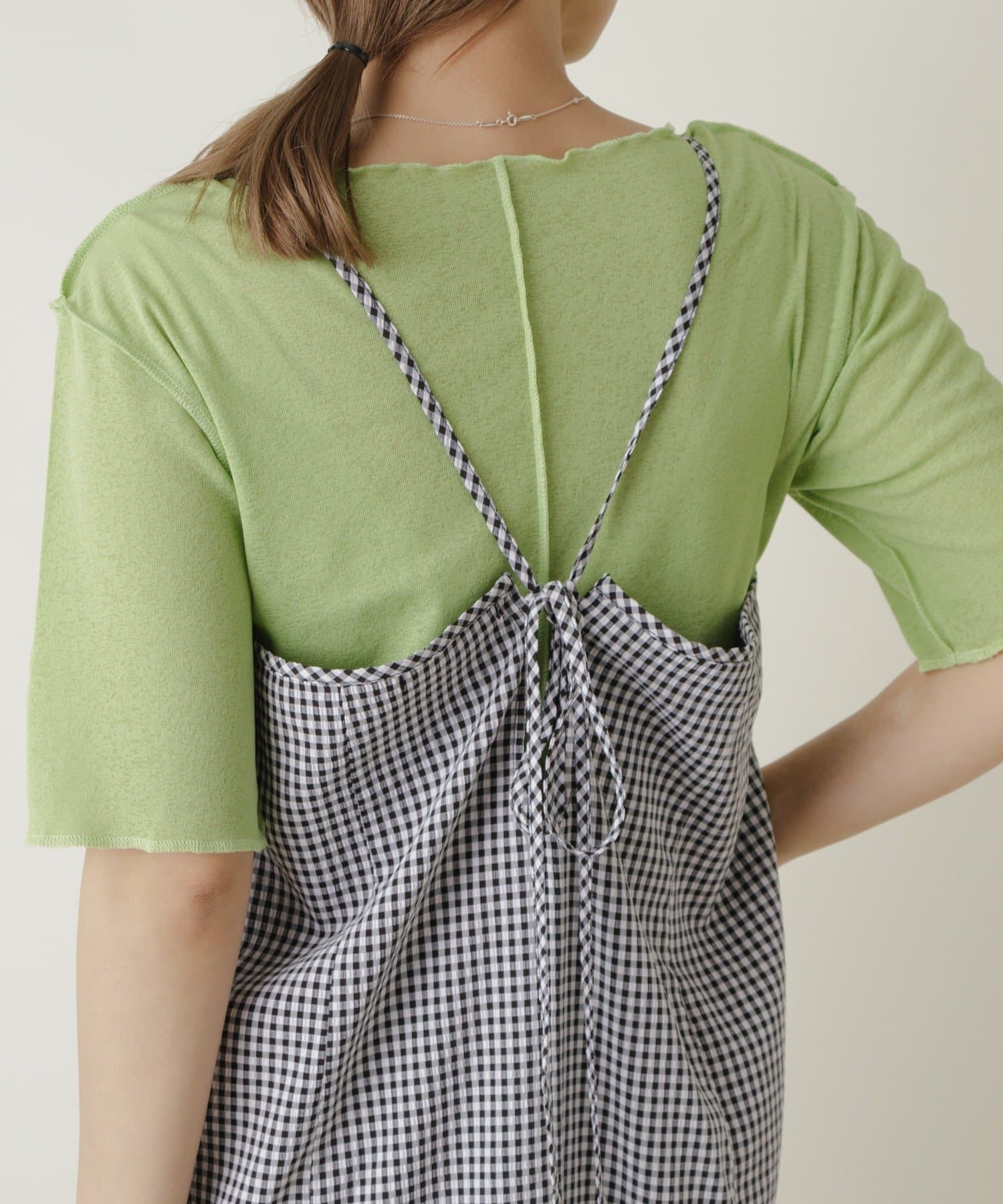 好評 Kastane Wovenギンガムマーメイドワンピース スペシャルset価格