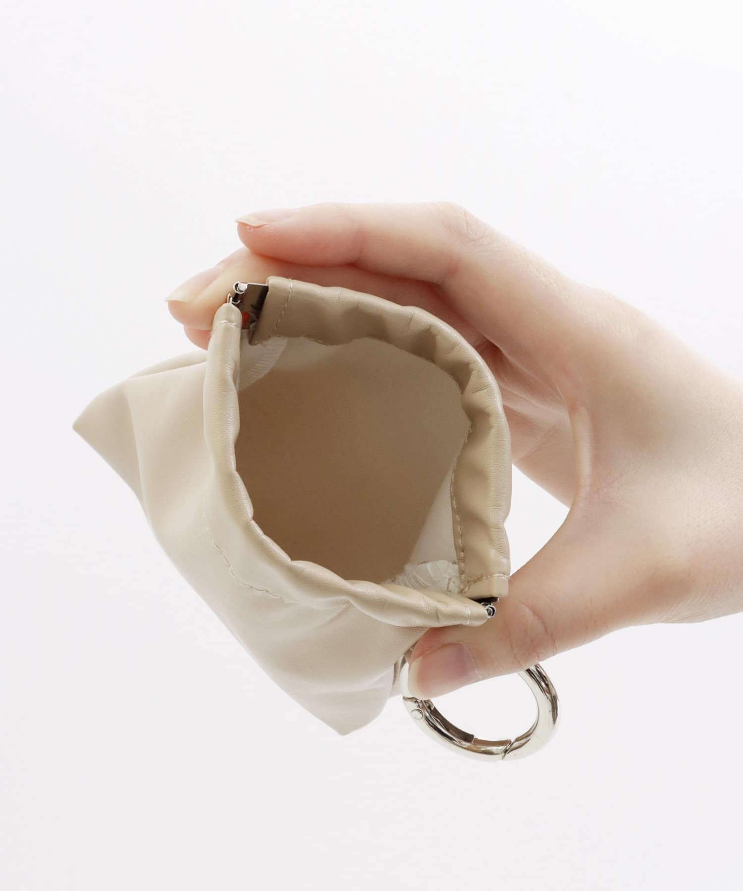 ラテカラーリング付ばね口ポーチ Asoko アソコ ライフスタイル Pal Closet パルクローゼット パルグループ公式ファッション通販サイト