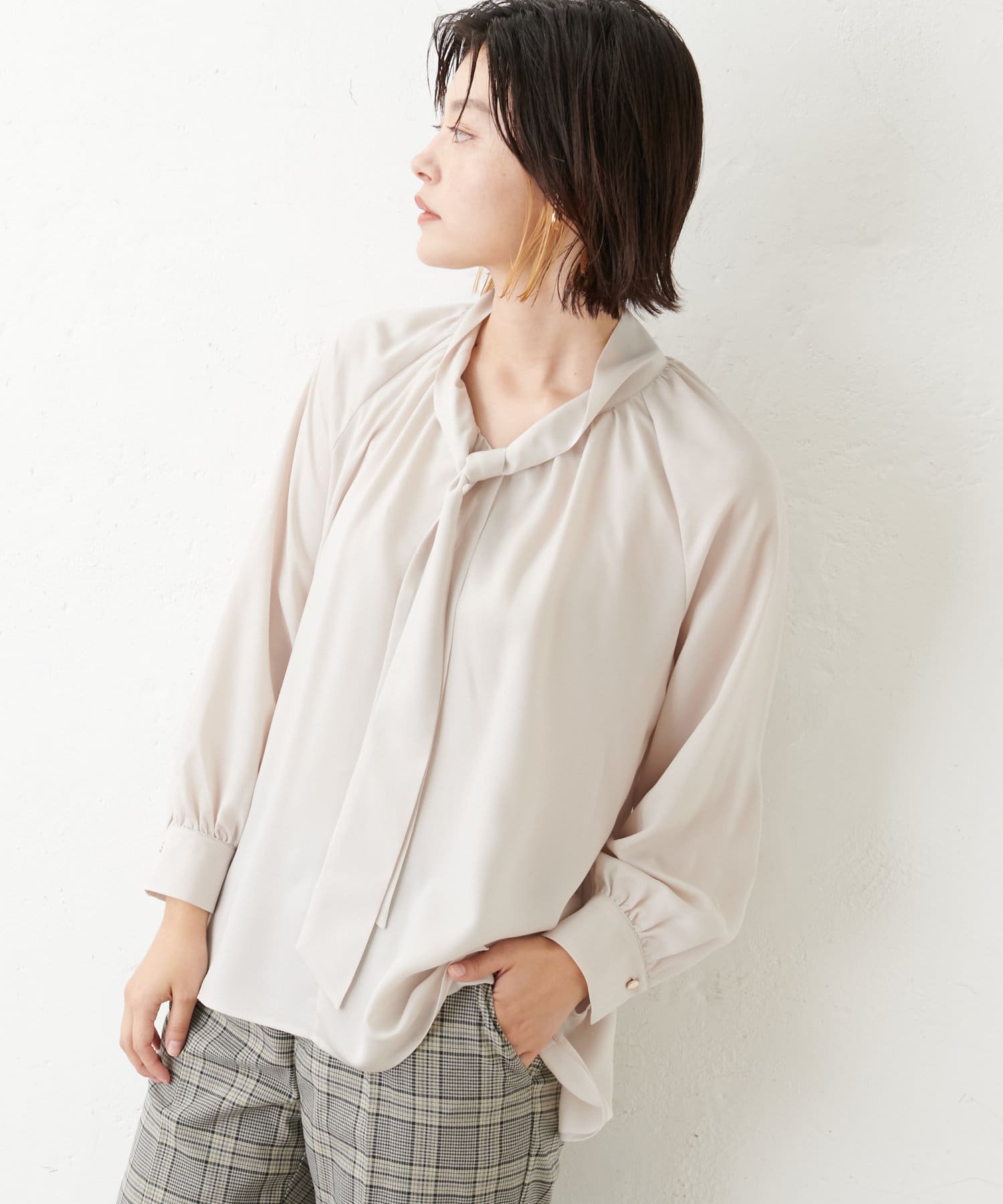 ボウタイサテンジョーゼットブラウス Collage Gallardagalante コラージュ ガリャルダガランテ レディース Pal Closet パルクローゼット パルグループ公式ファッション通販サイト