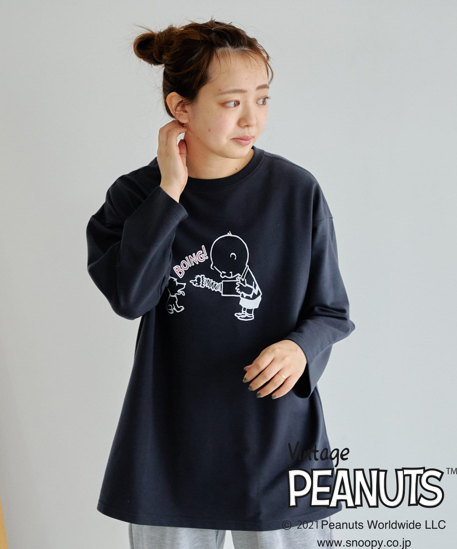PEANUTS / ピーナッツ 】70TH8分袖セットアップ ルームウェア | CPCM 